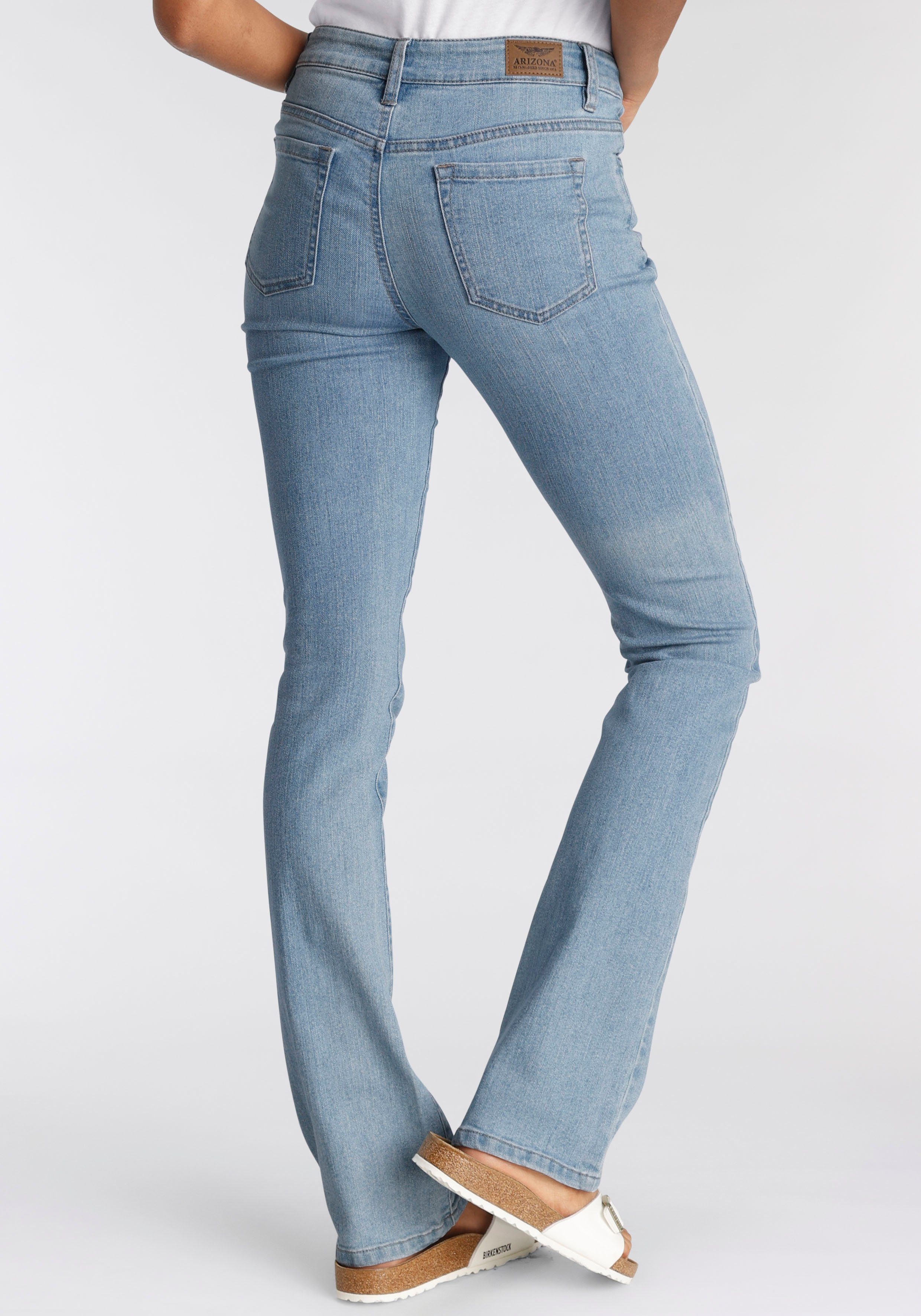 Arizona Bootcut jeans Baby-Boot normale taille, bootcut, met muntzakje, met steekzakken