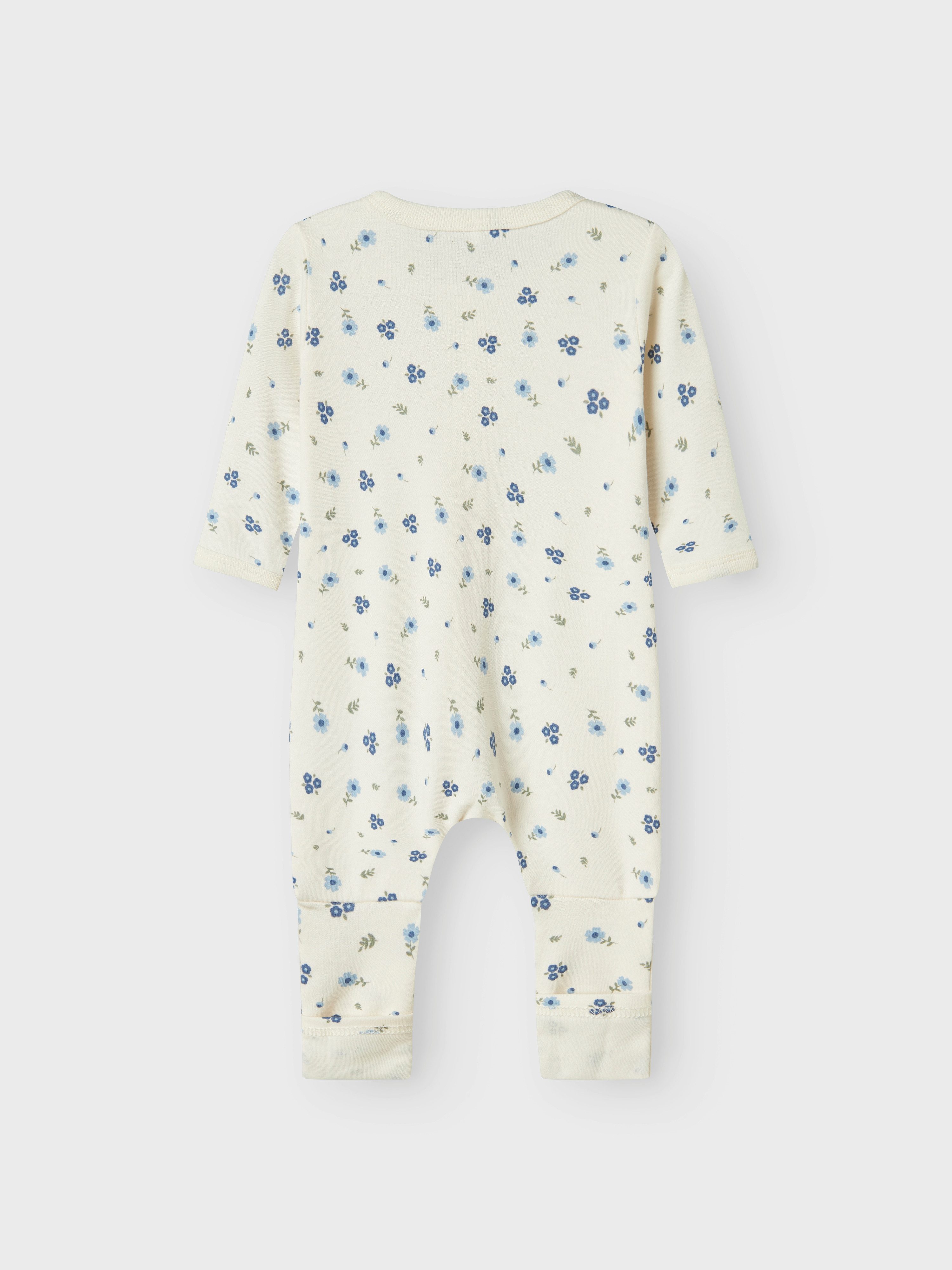 Name It Pyjama NBFNIGHTSUIT 2P ZIP FF JET FLOWER NOOS (set, 2-delig)