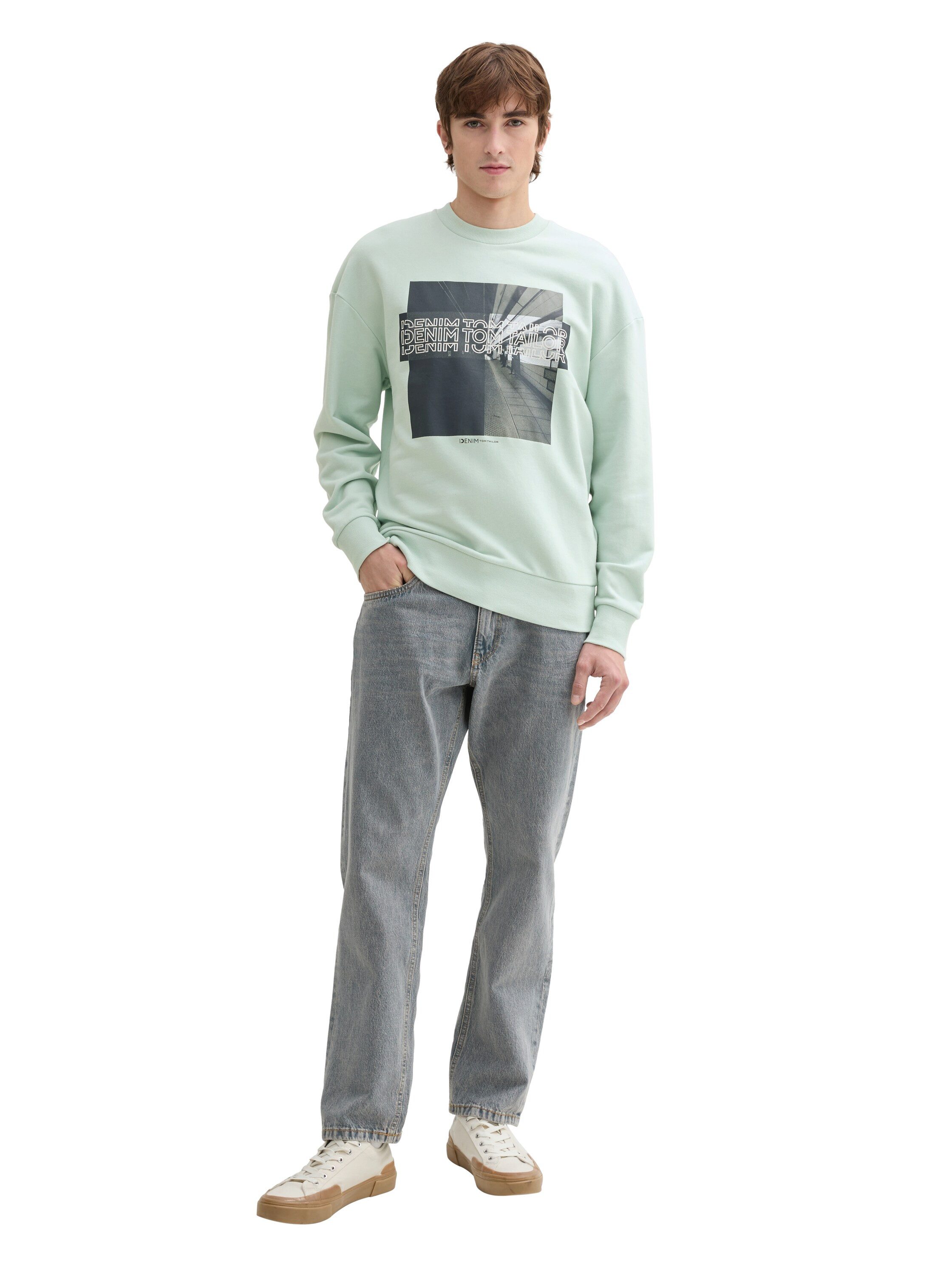 Tom Tailor Denim Sweatshirt met frontprint