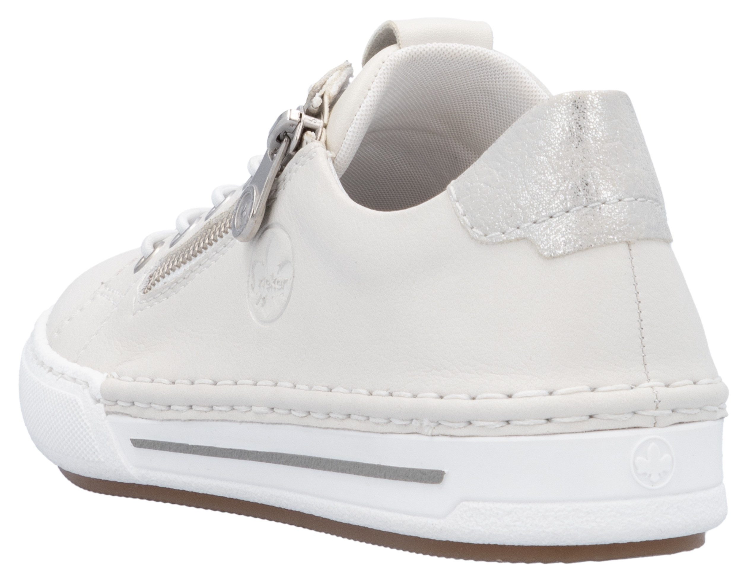 Rieker Slip-on sneakers , slippers, instapschoen, lage schoen, vrijetijdsschoen in smalle vorm