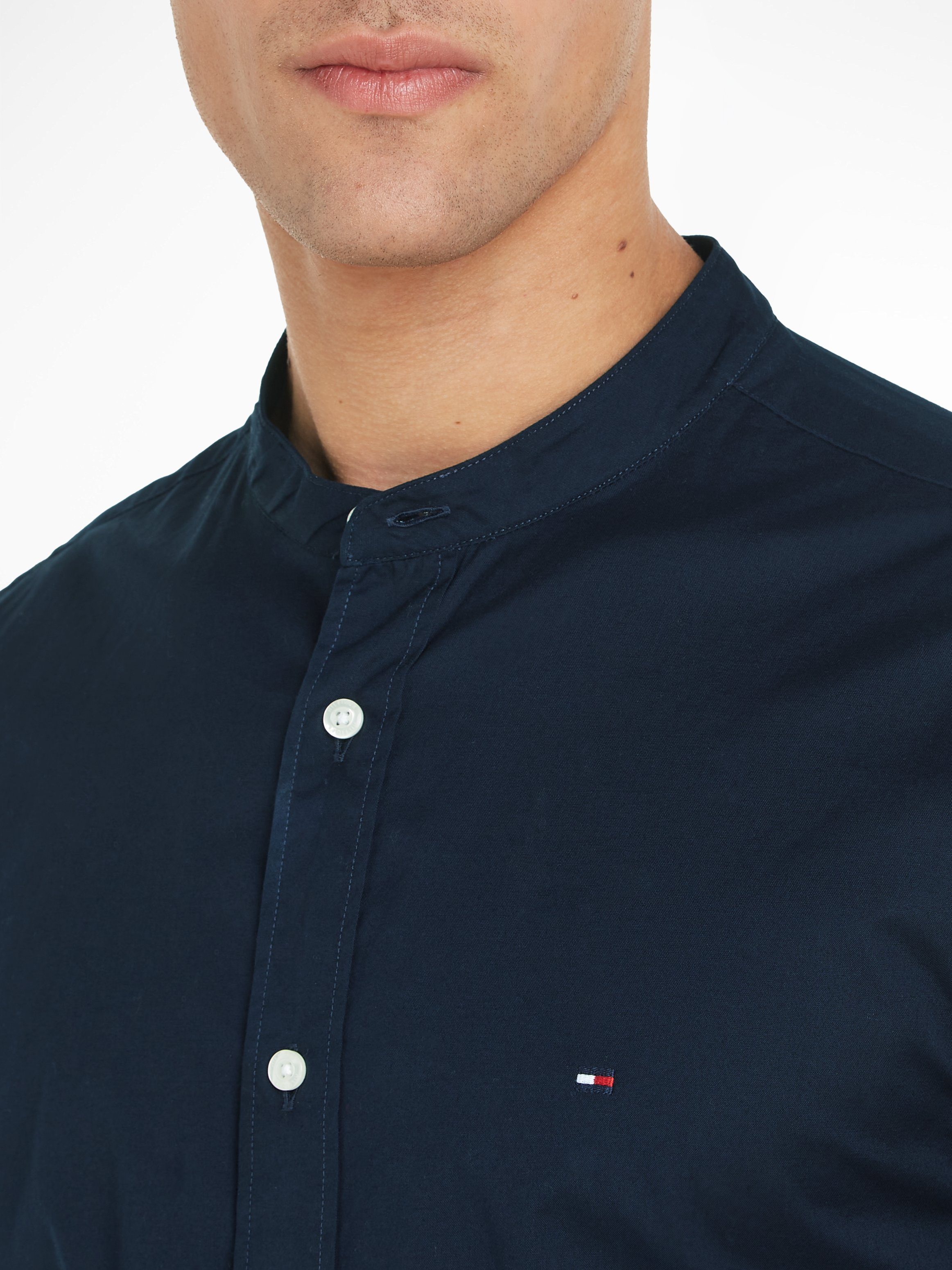 Tommy Hilfiger Overhemd met korte mouwen FLEX POPLIN MAO RF SHIRT