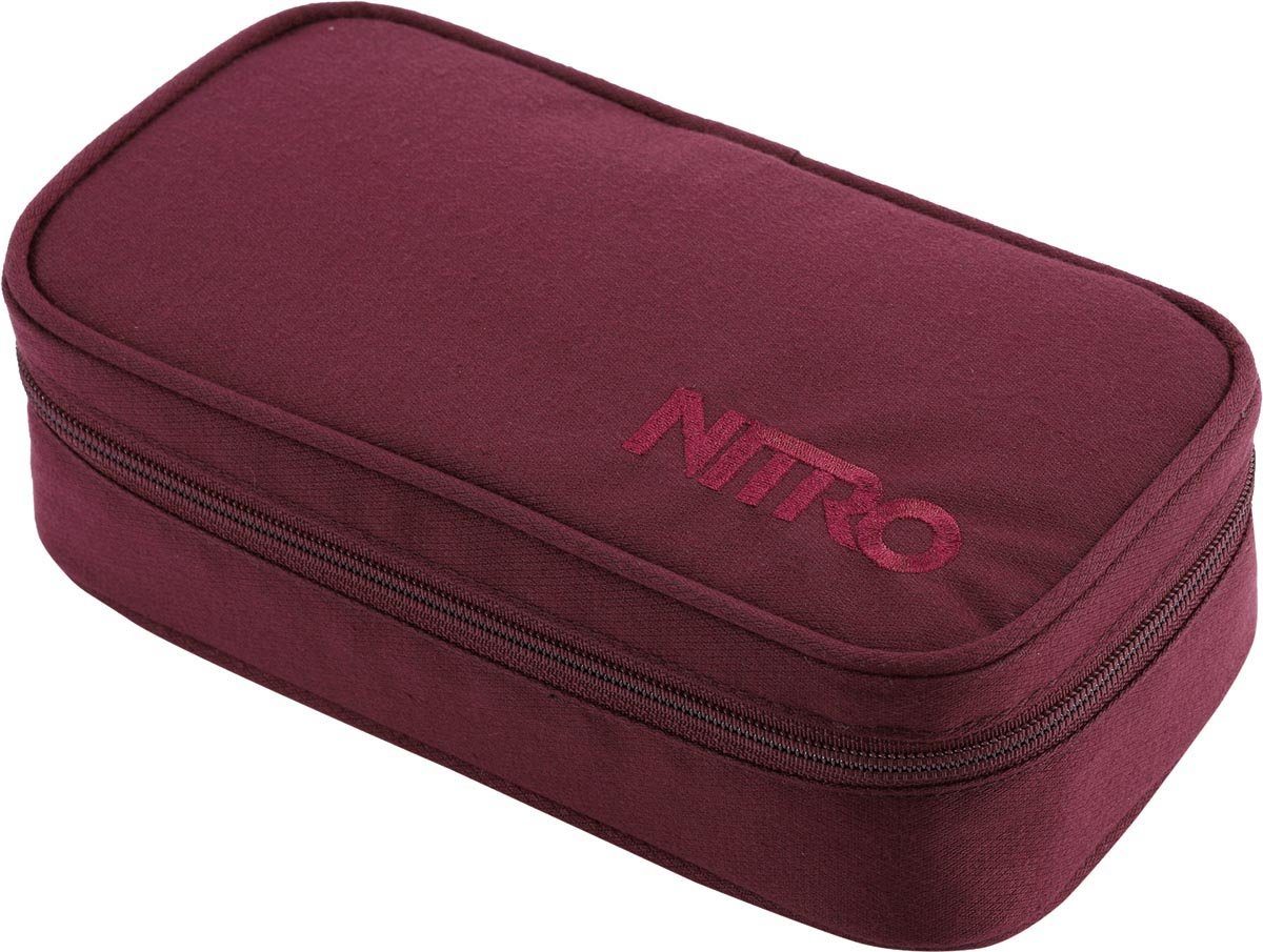 NITRO Etui Pencil Case XL, Wine Pennenetui, slordig etui, luie doos, pennen etui