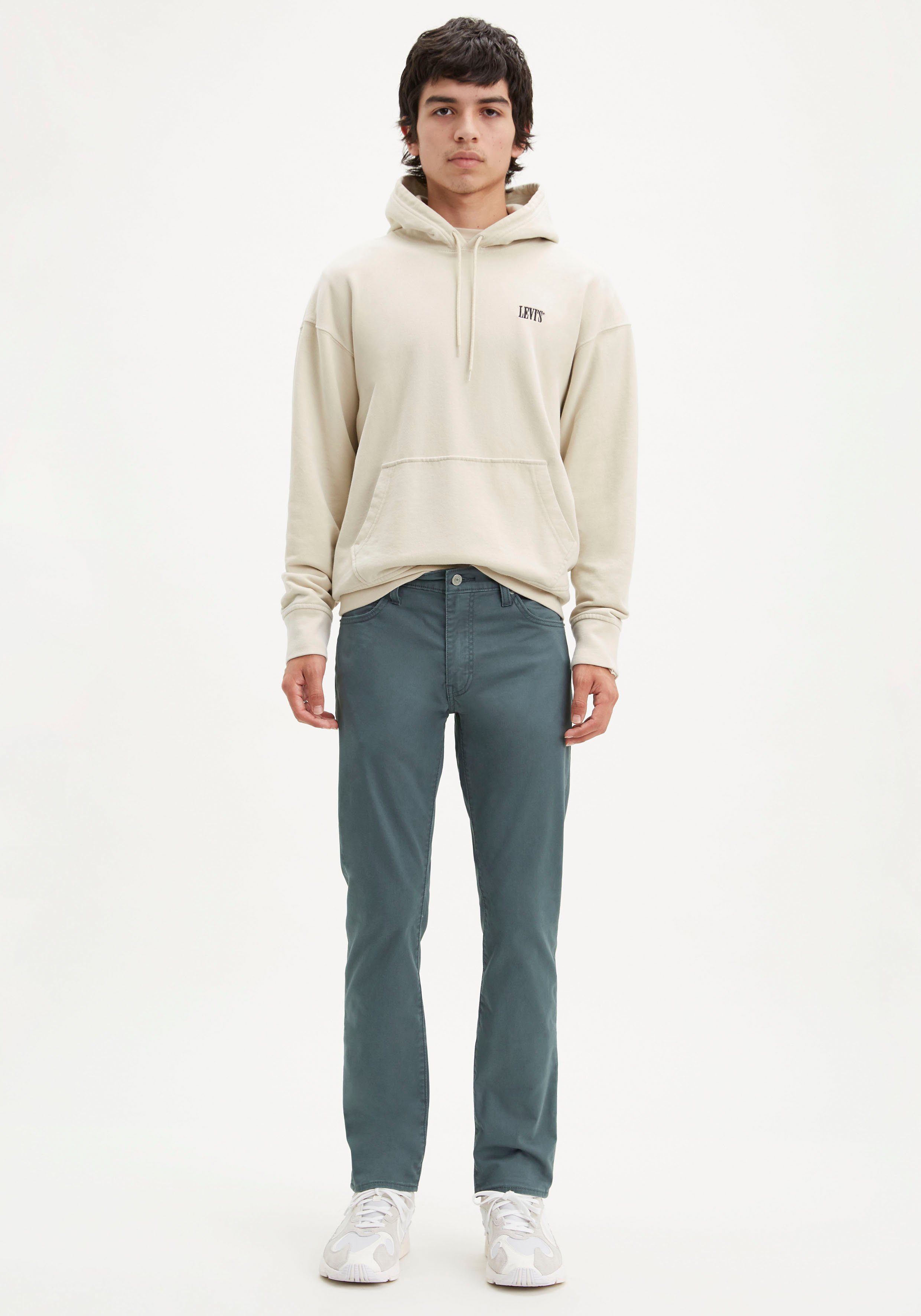 Levi's Slim fit jeans 511 SLIM met stretch heren slim fit jeans maat 38 grijs