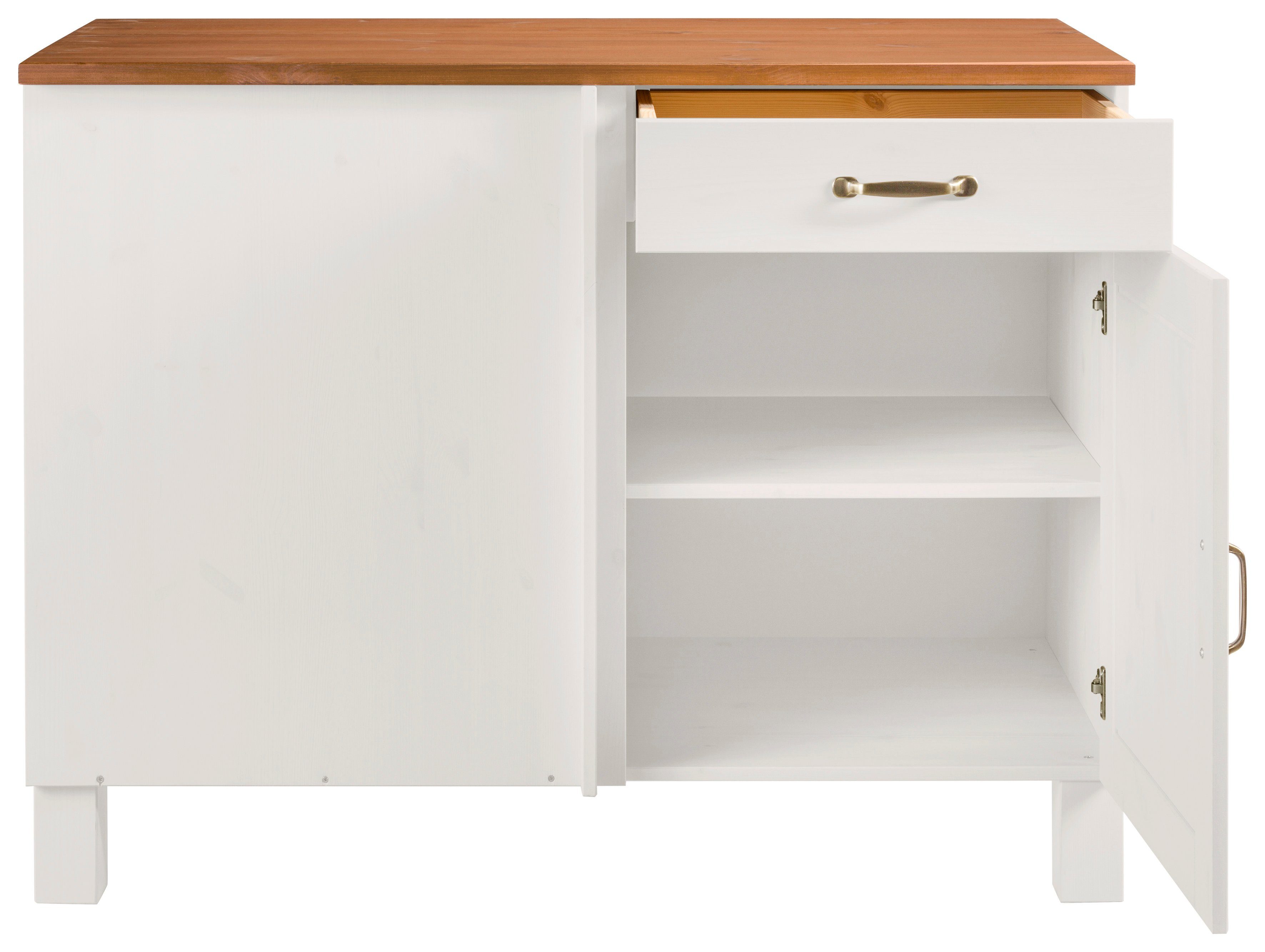 Home affaire Hoekonderkast Alby Breedte 110 cm, met 1 deur en 1 lade
