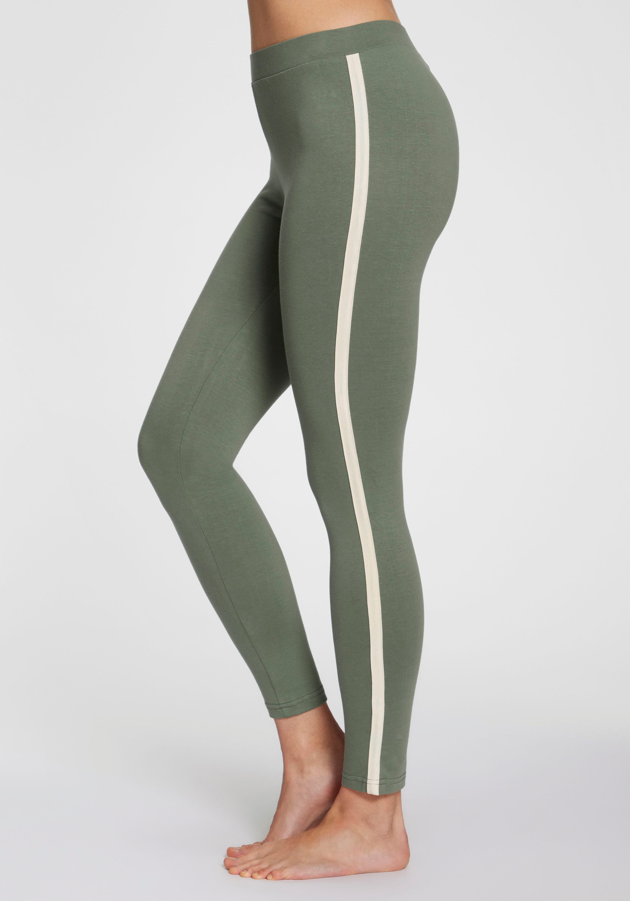 H.I.S Legging met smalle zijstrepen