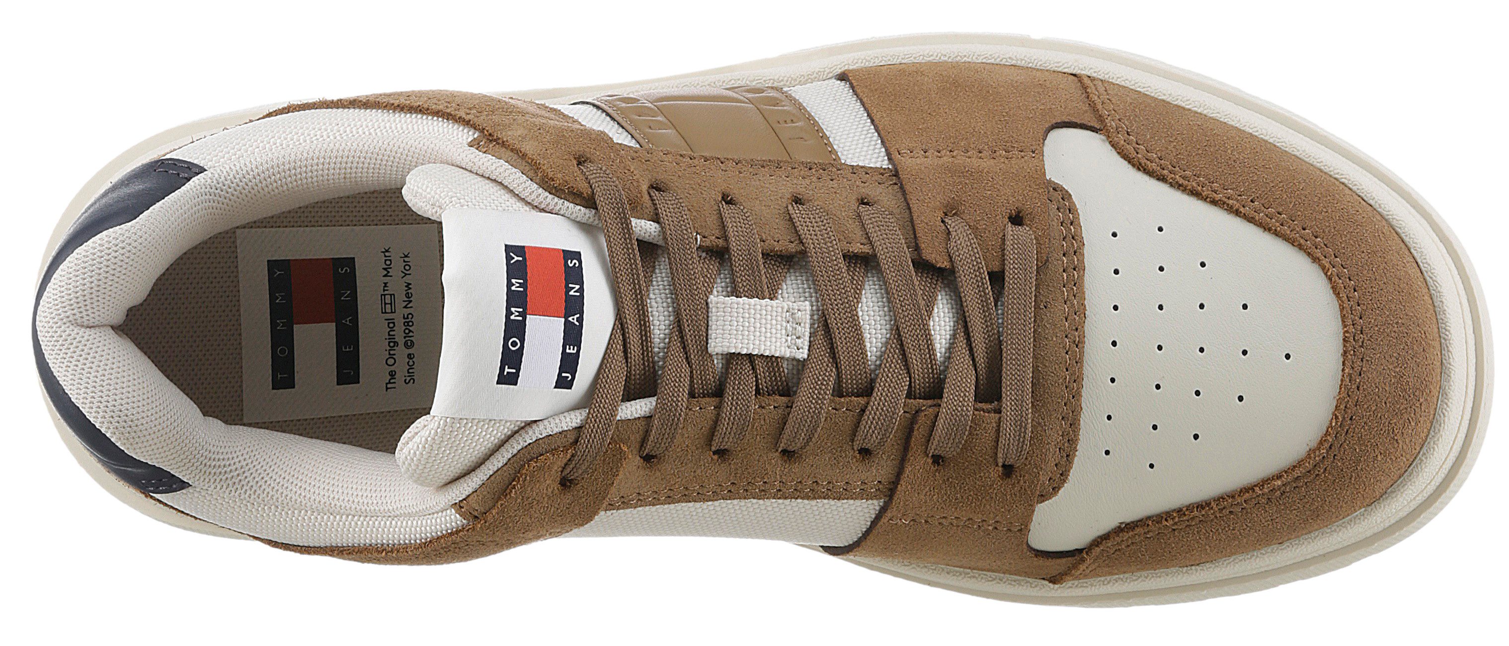 TOMMY JEANS Sneakers THE BROOKLYN MIX MAT. vrijetijdsschoen, lage schoen, veterschoen met zijlogo