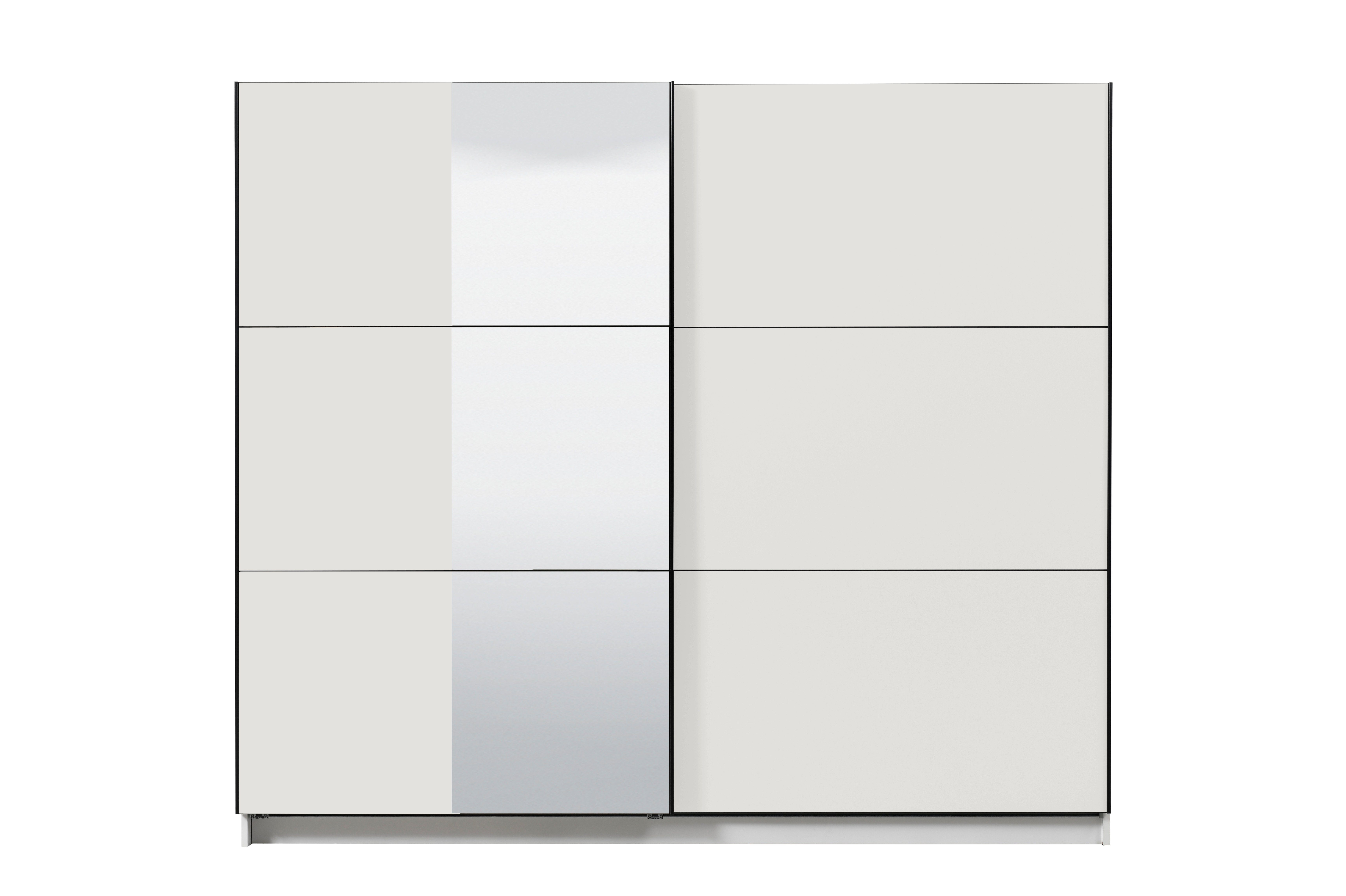 INOSIGN Zweefdeurkast Sierra kledingkast met spiegel linnenkast garderobe Topseller INCLUSIEF interne indeling, FSC®-gecertificeerd, OTTOs Choice
