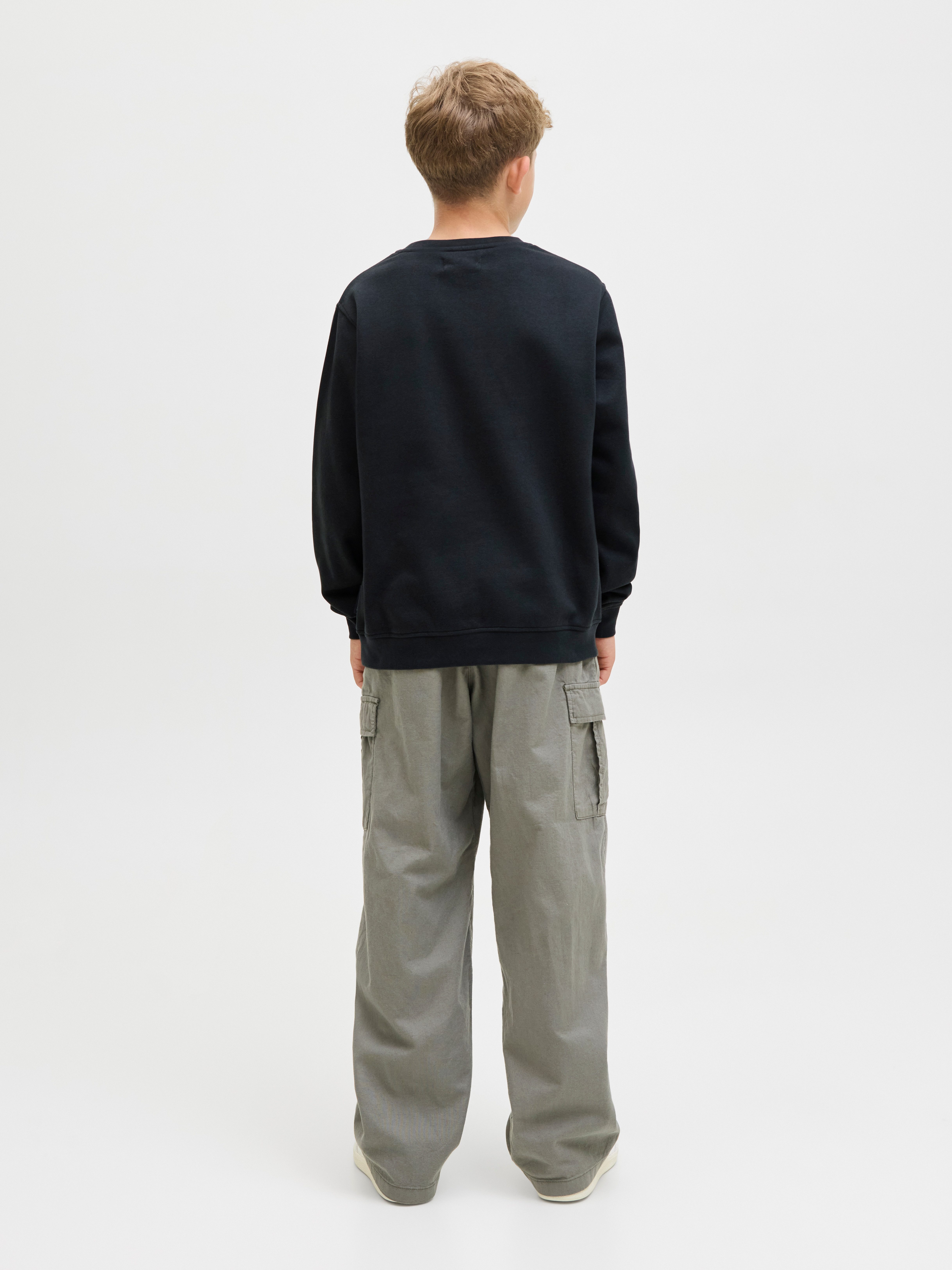 Jack & Jones Junior Sweatshirt JCOTIER PRINT SWEAT CREW NECK SN JNR