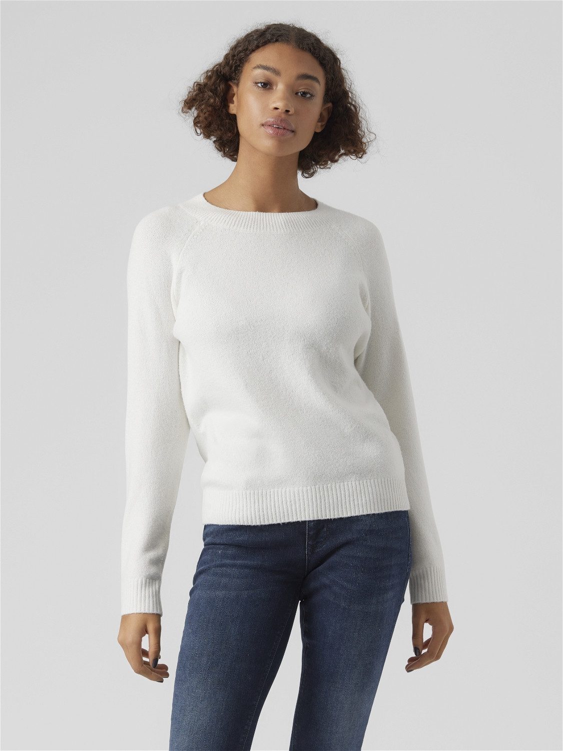 Vero Moda Trui met ronde hals VMDOFFY LS O-NECK BLOUSE GA NOOS