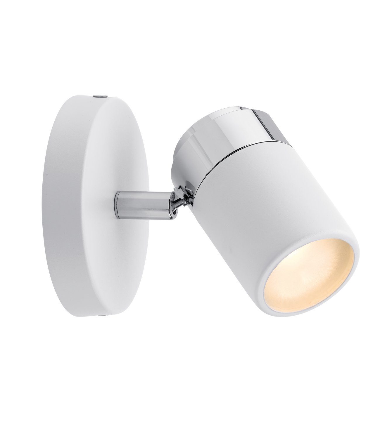 Paulmann Plafondlamp Spotlight Zyli IP44 max. 1x10W Wit/Chroom 230V Metaal (1 stuk)