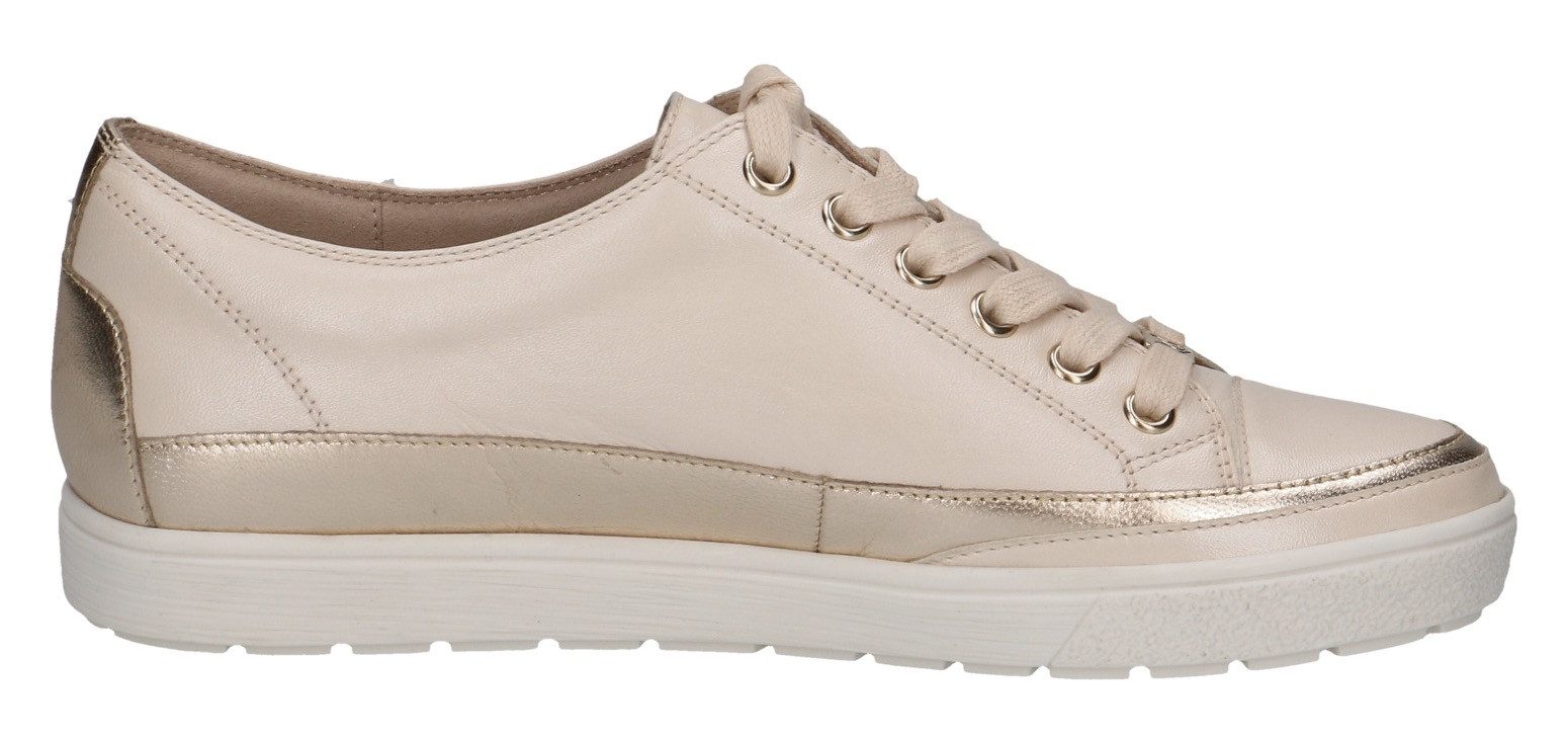 Caprice Plateausneakers , vrijetijdsschoen, halfschoen, veterschoen met gepolsterde schacht