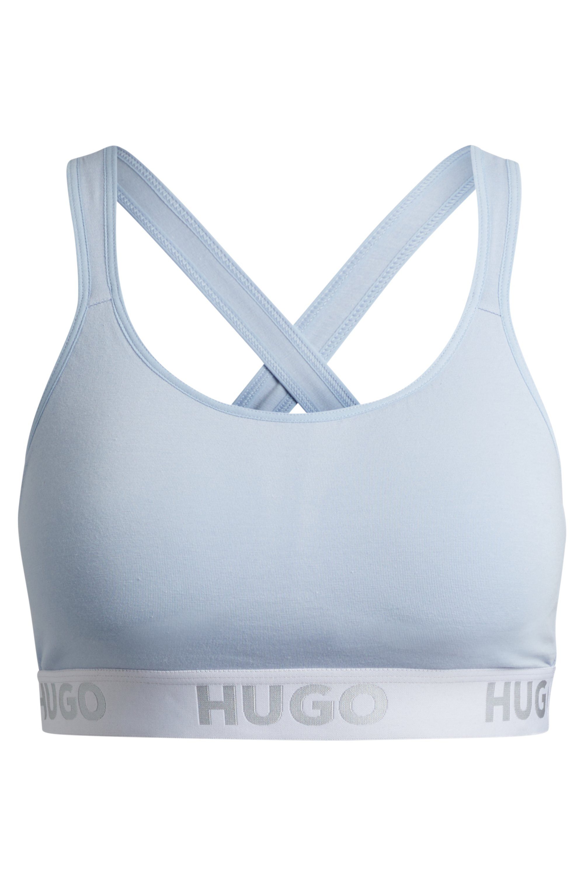 HUGO underwear Bralette-bh BRALETTE PADDED SPOR met hugo logo aan de tailleband