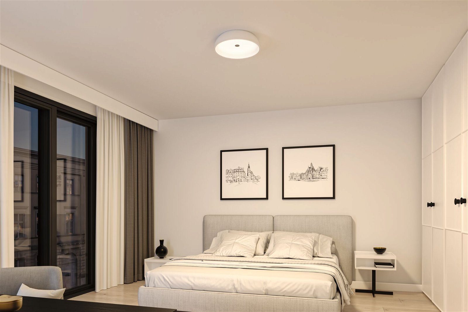 Paulmann Led-plafondlamp Jaron 30W 400 mm Wit 230V 2700K Metaal/Kunststof