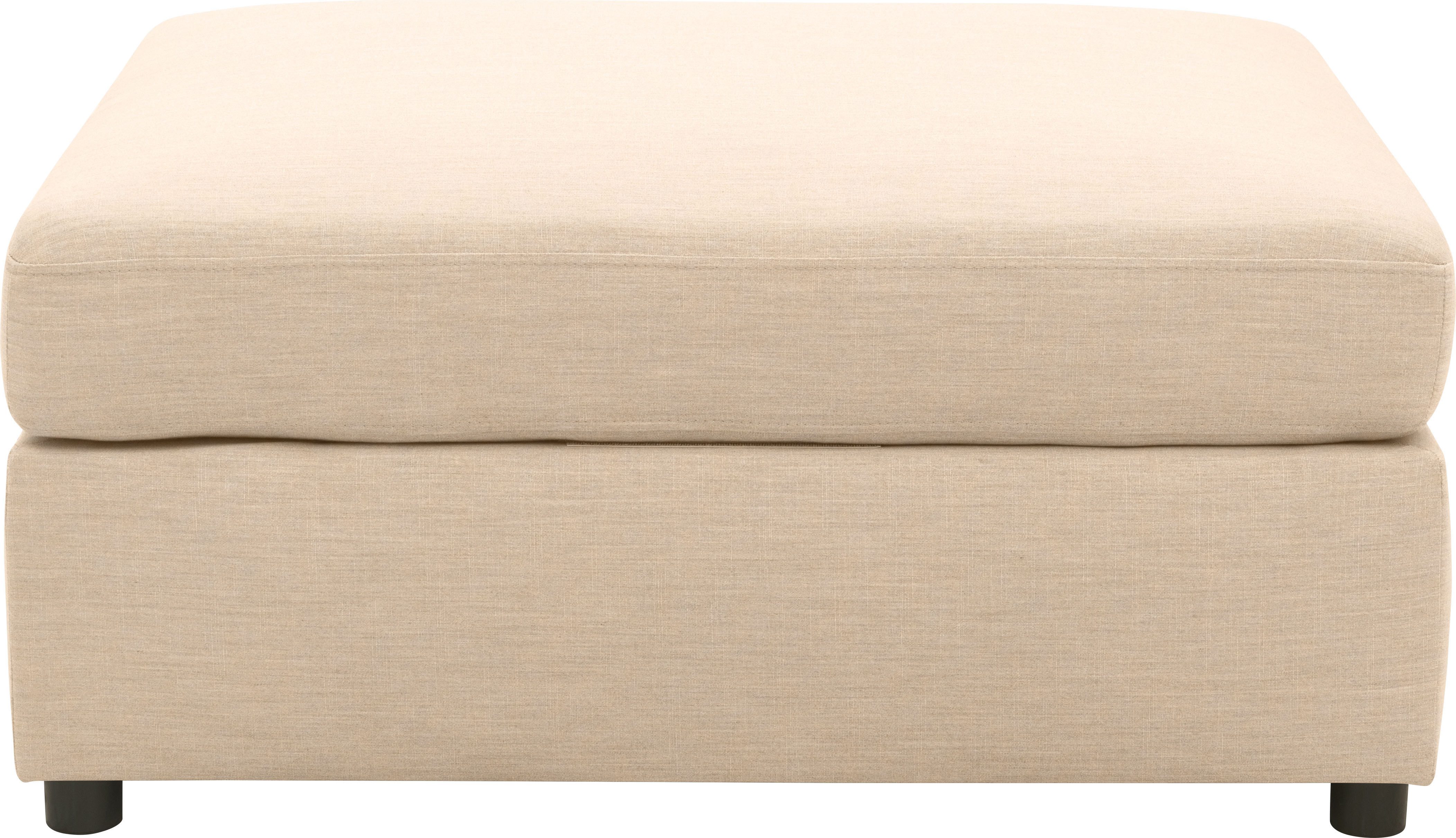 DOMO collection Hocker Solskin, individueel uitbreidbaar Buiten, grote poef, B/D/H 96/78/45 cm