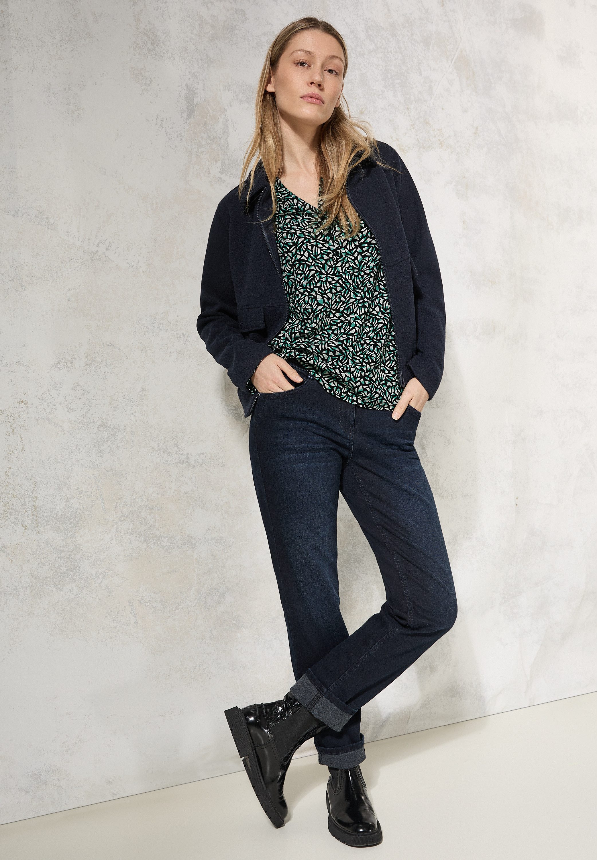 Cecil Blouse met lange mouwen met print all-over