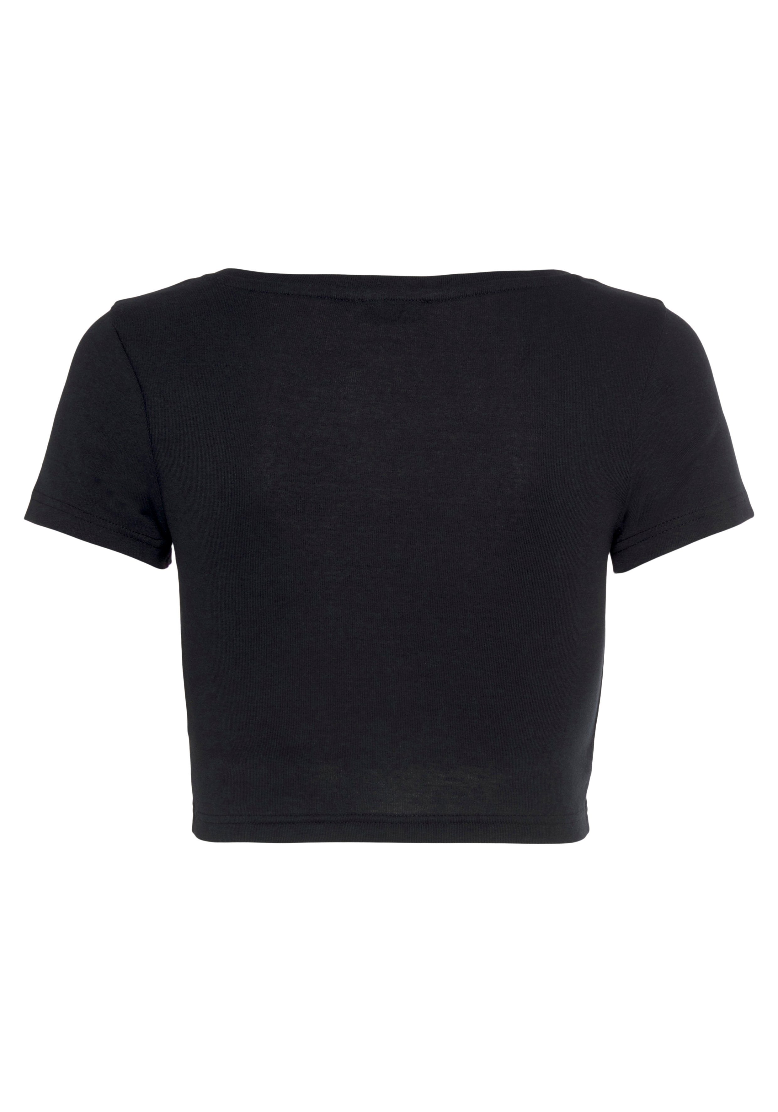 Flashlights Shirt met korte mouwen korte mouwen, van katoen, fijn ribstof, in praktische verpakking (set, 2-delig, 2 stuks)