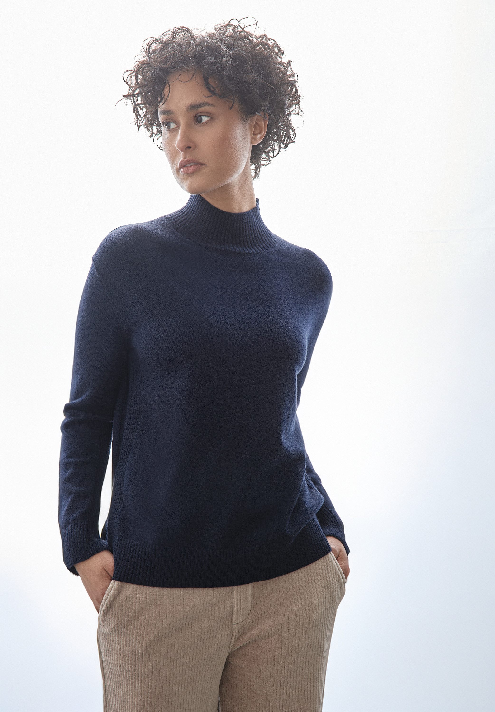 STREET ONE Gebreide trui met turtleneck