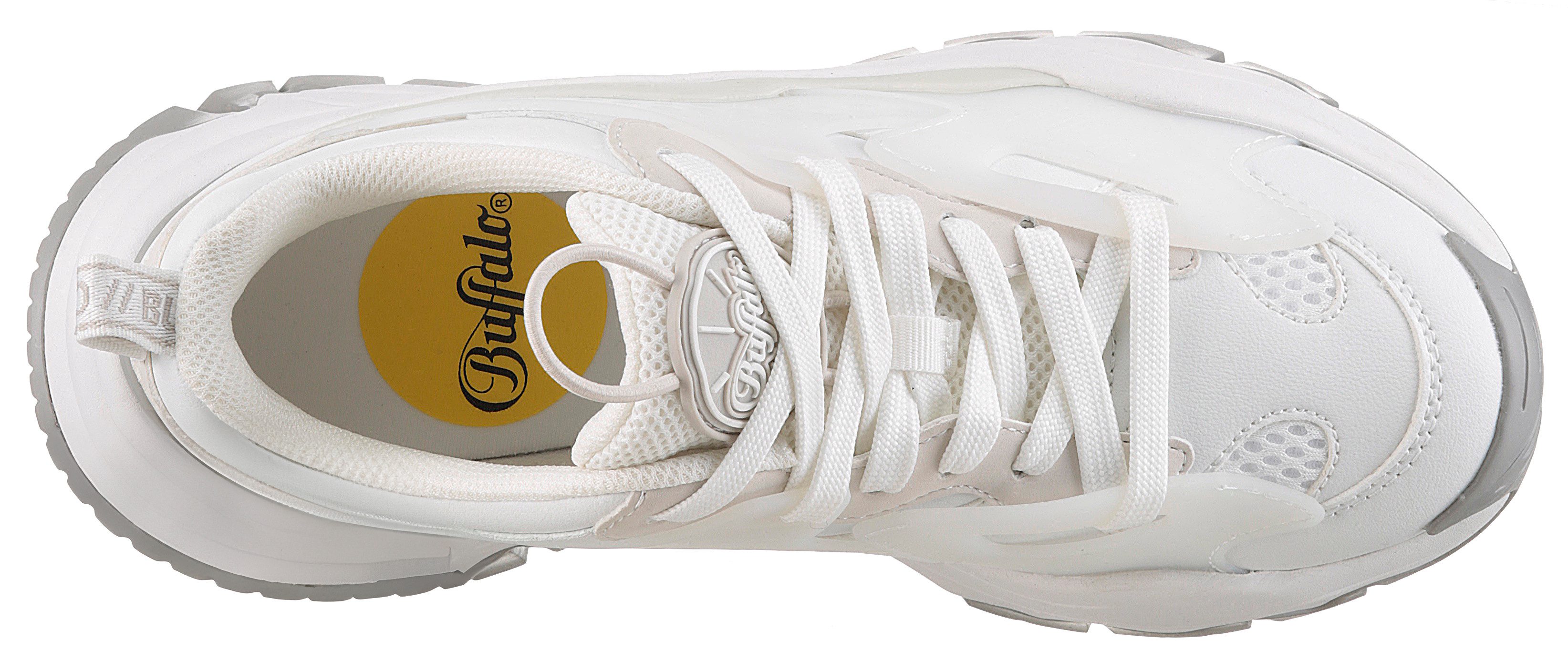 Buffalo Plateausneakers TRAIL ONE veterschoen, chunky sneaker, lage schoen met plateausool