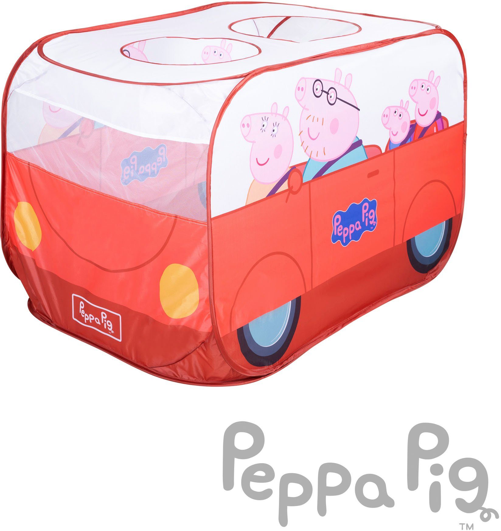 Roba® Speeltent Peppa Pig pop-up speelbus