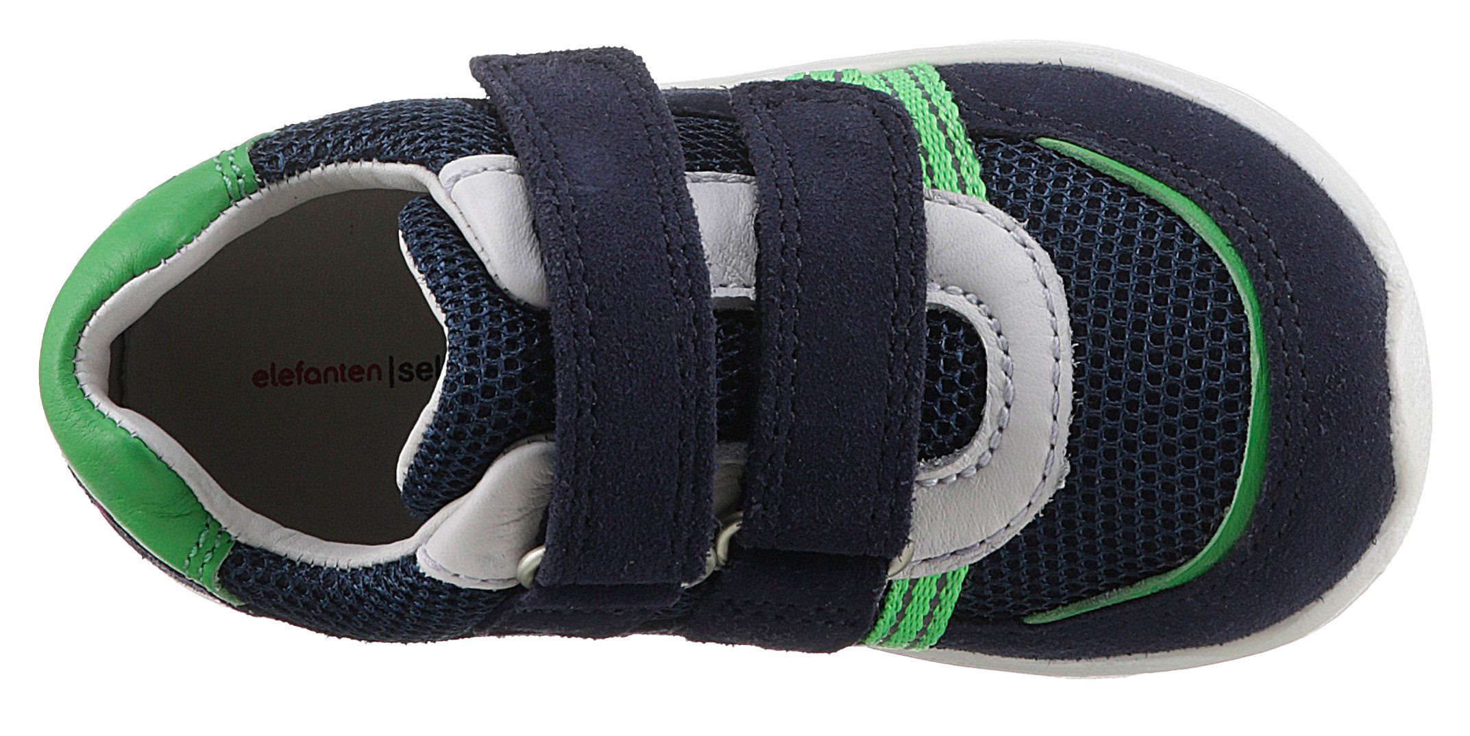 ELEFANTEN Klittenbandschoenen CROSS WMS: middel Loop schoen, babyschoen, sneaker met leren binnenafwerking