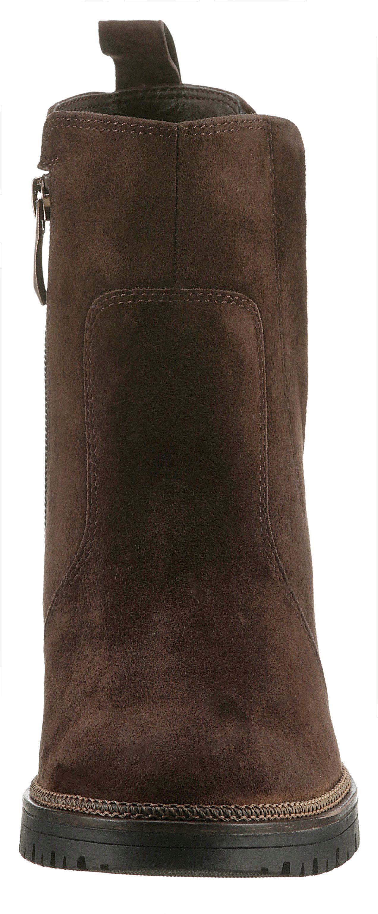 Tamaris Laarsjes blokhak, chelseaboots, ankleboots met kleine stretch-inzet
