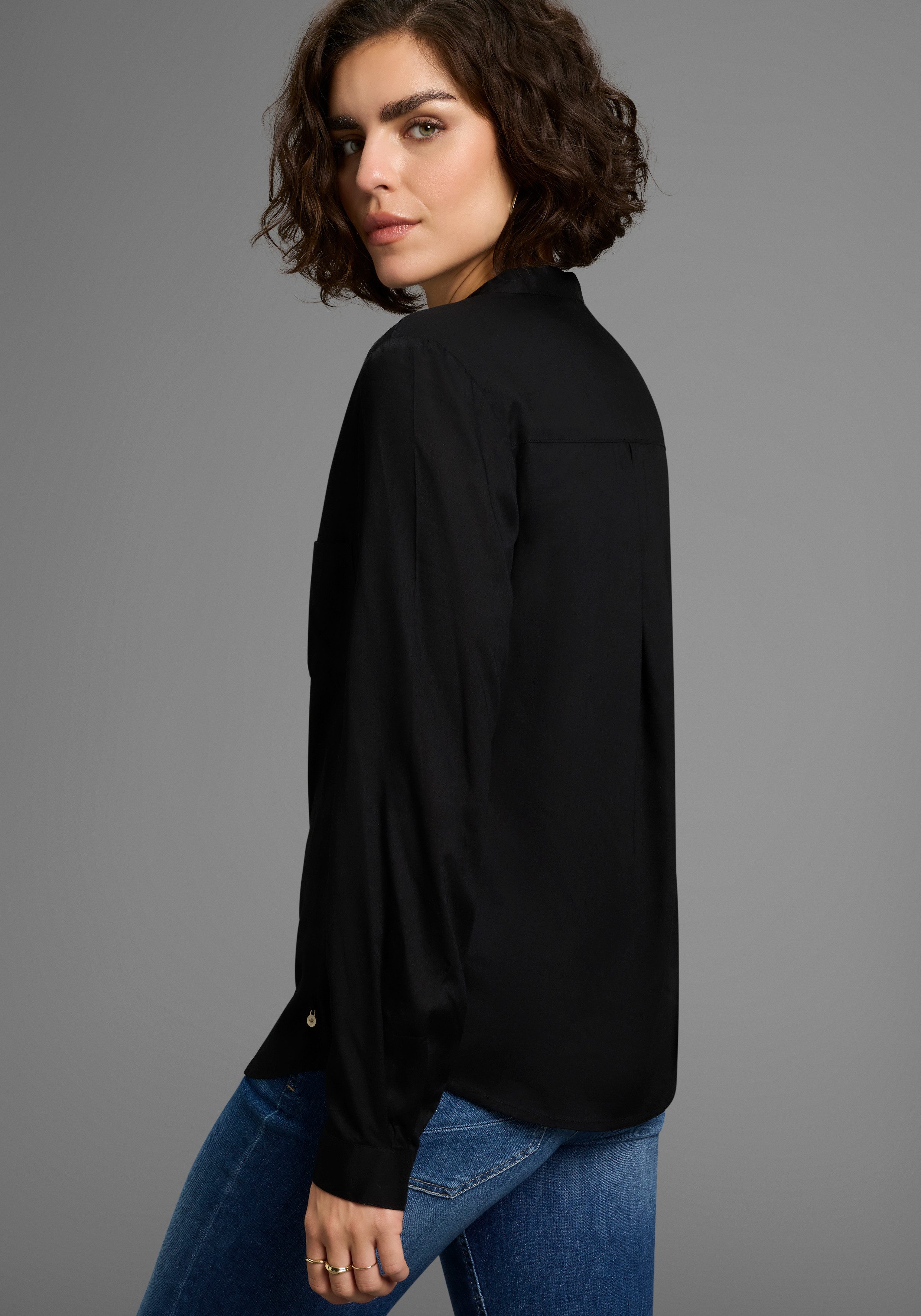 AJC Overhemdblouse met verschillende printvarianten of in uni