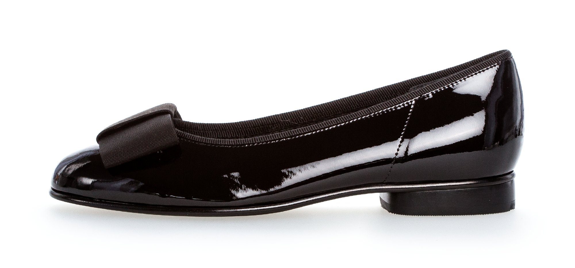 Gabor Ballerina's Flats, kitten heel, feestelijke schoenen met decoratieve strik