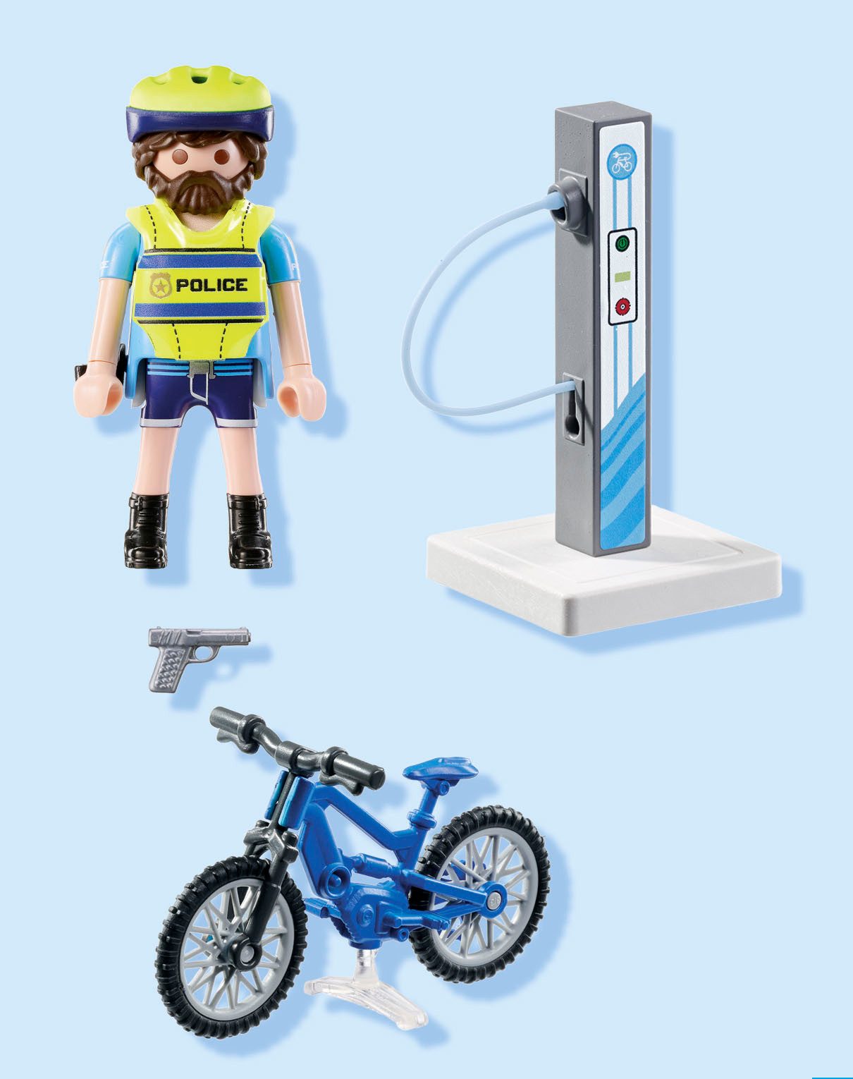 Playmobil® Constructie-speelset Polizei Fahrradstreife (71732), Playmobil Action Heroes (15-delig)