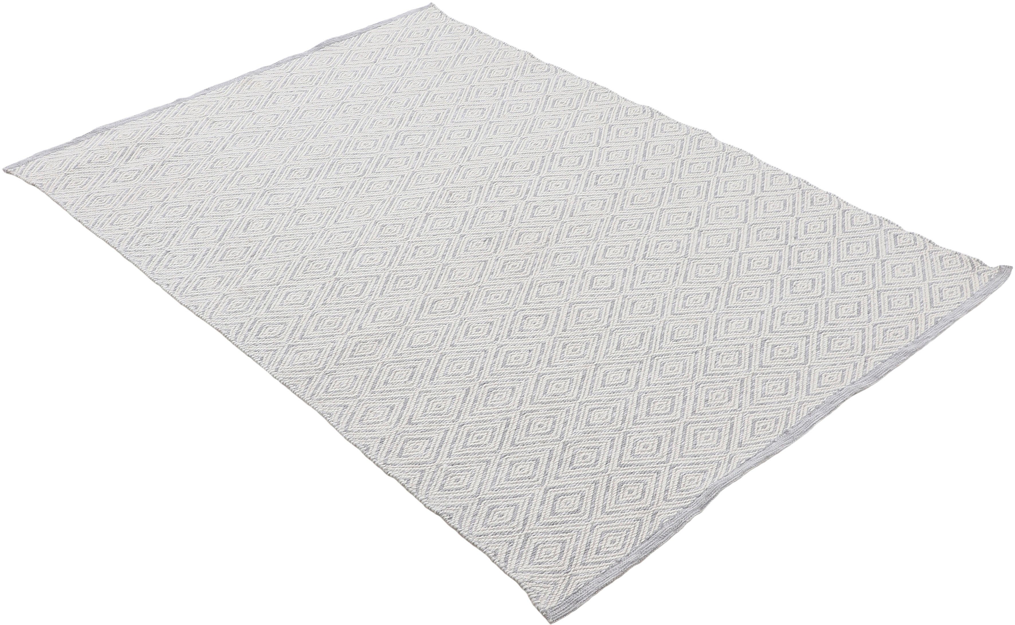 carpetfine Vloerkleed Frida 200 Omkeerbaar tapijt, 100% gerecycled materiaal (PET), vlakweefsel, sisal uitstraling