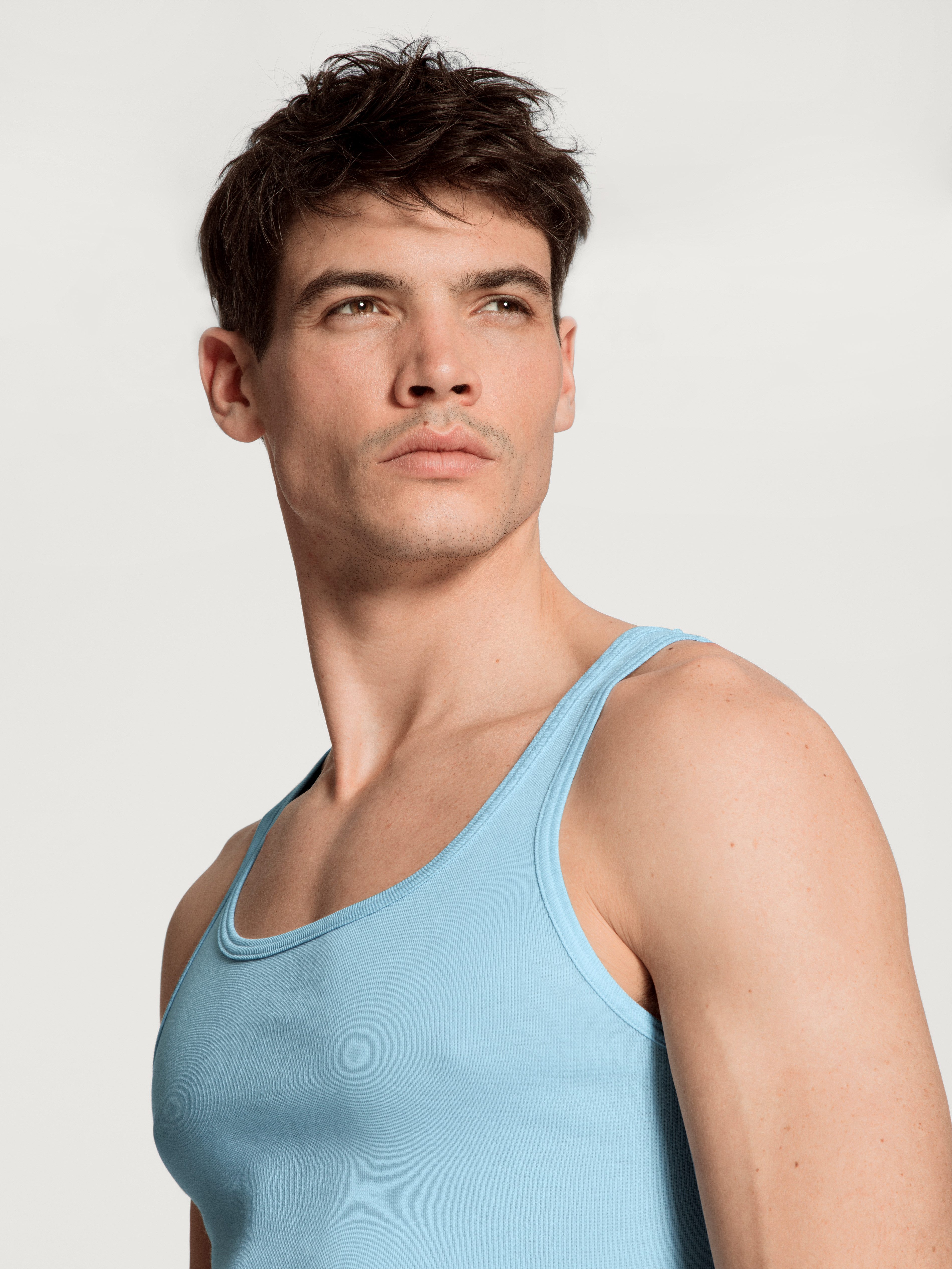 CALIDA Hemd Twisted Cotton met klassieke vorm