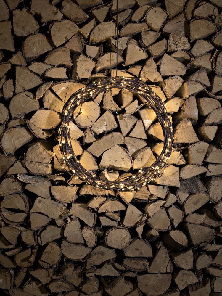 KONSTSMIDE Led-lichtsnoer Kerstversiering buiten variabel als lichtkrans/lichtring, 240 warmwitte diodes