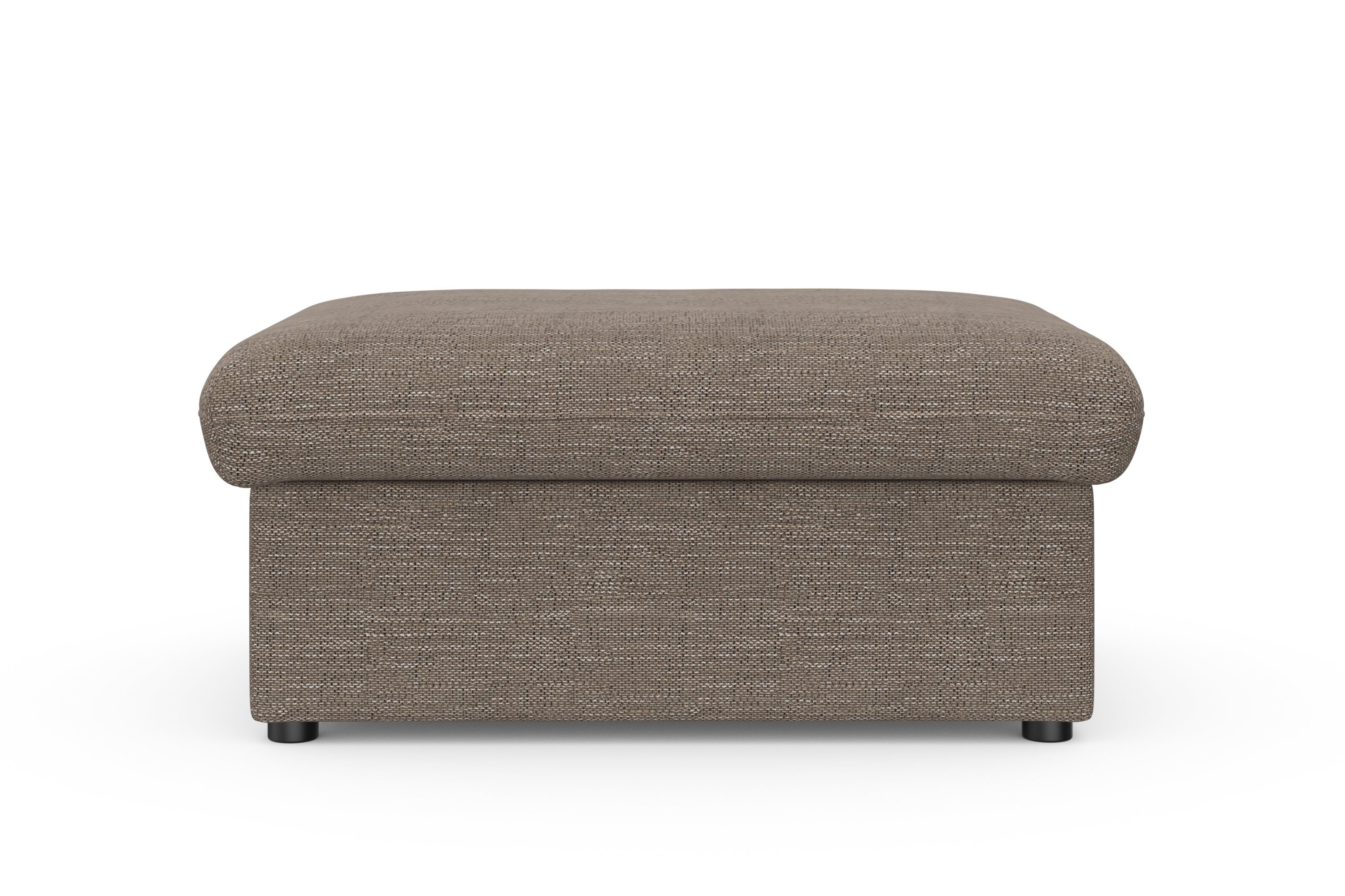 DOMO collection Hocker Topmatras met golfvering, op kunststof glijders
