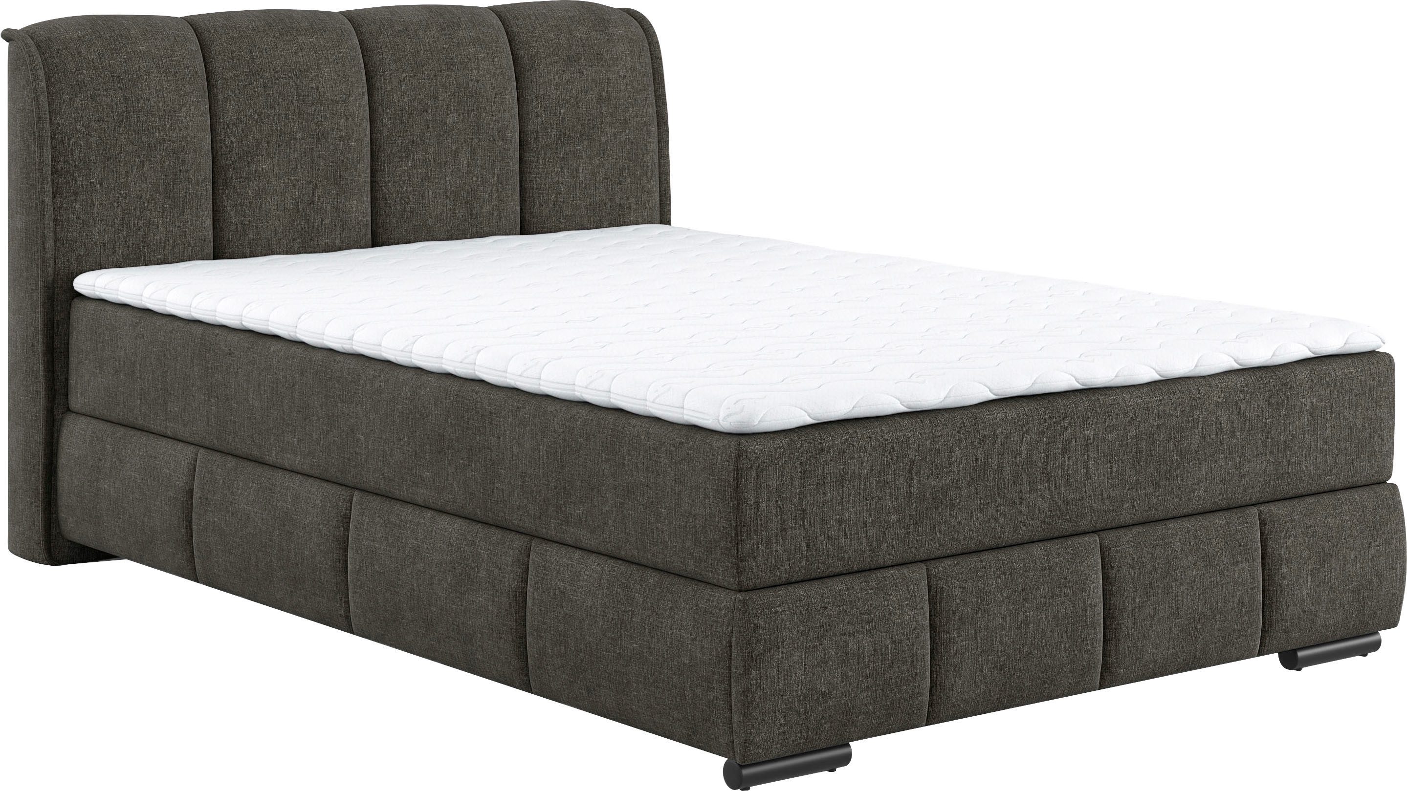 Mr. Couch Boxspring Bethany met bedkist, incl. matras Topmatras en sierkussen, in verschillende hardheden beschikbaar