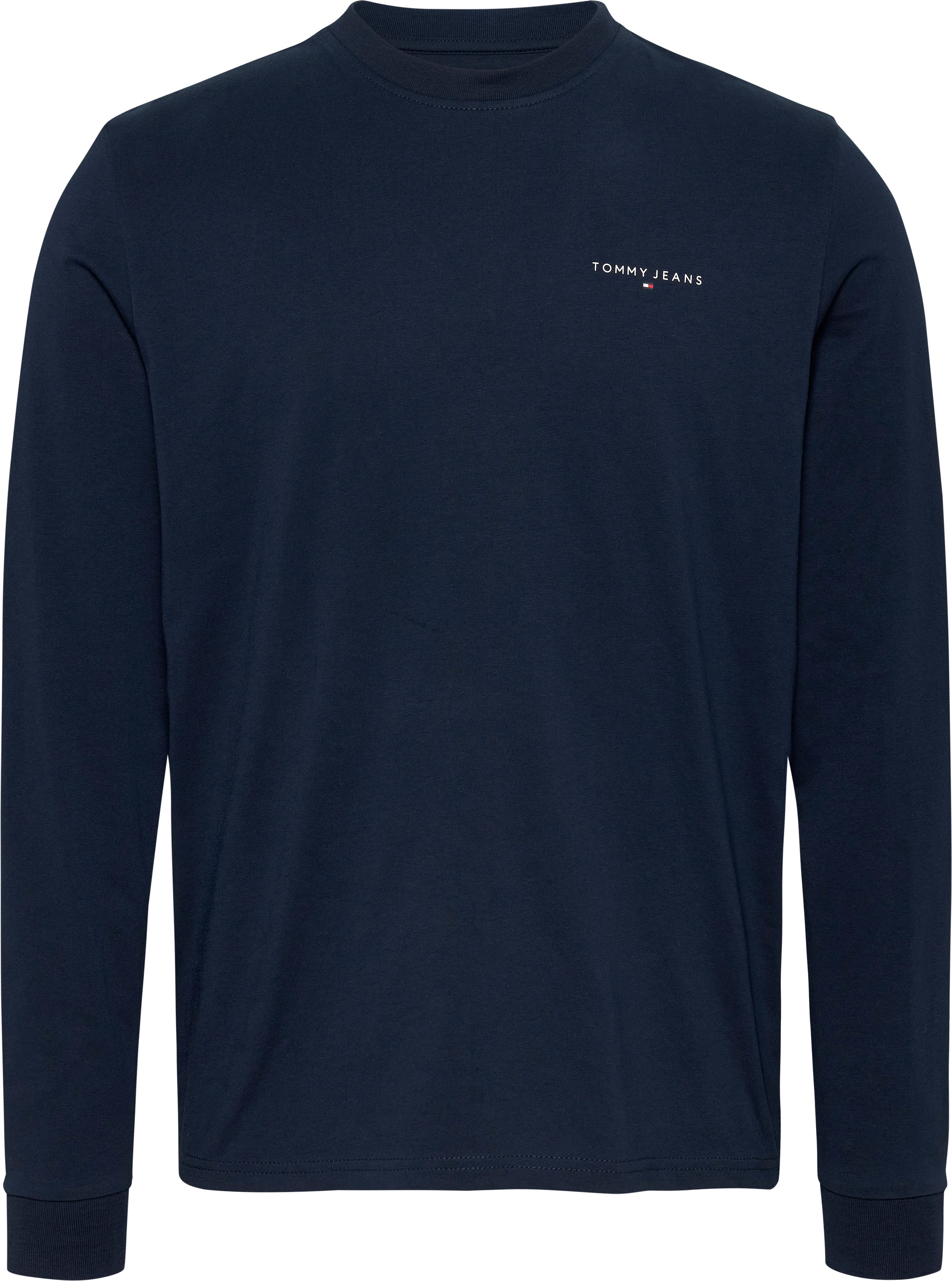 TOMMY JEANS Shirt met lange mouwen TJM SLIM LINEAR CHEST LS TEE EXT