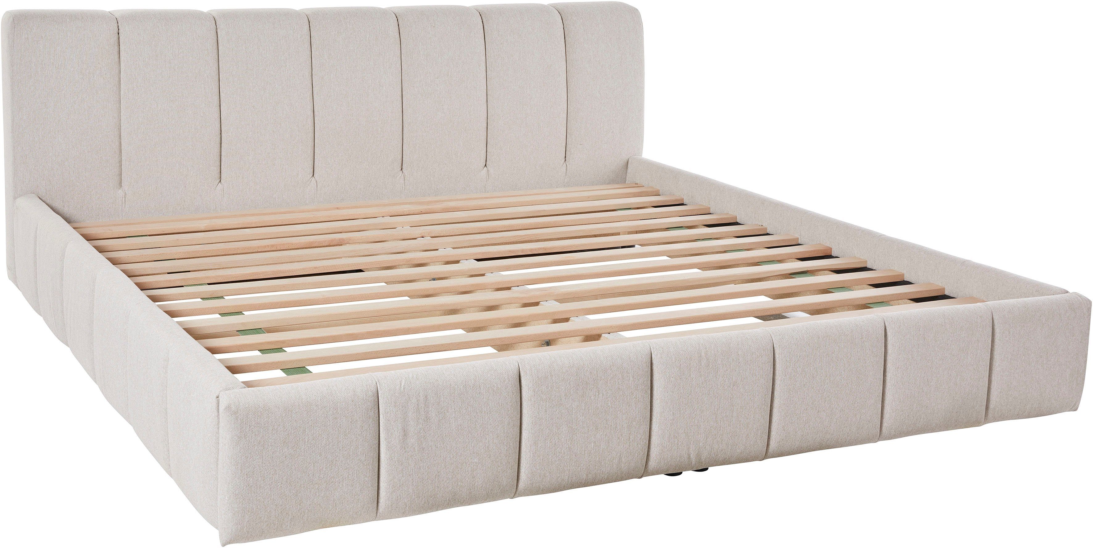LeGer Home by Lena Gercke Gestoffeerd bed Maileen in 5 breedten en 3 kleuren, incl. rolbodem