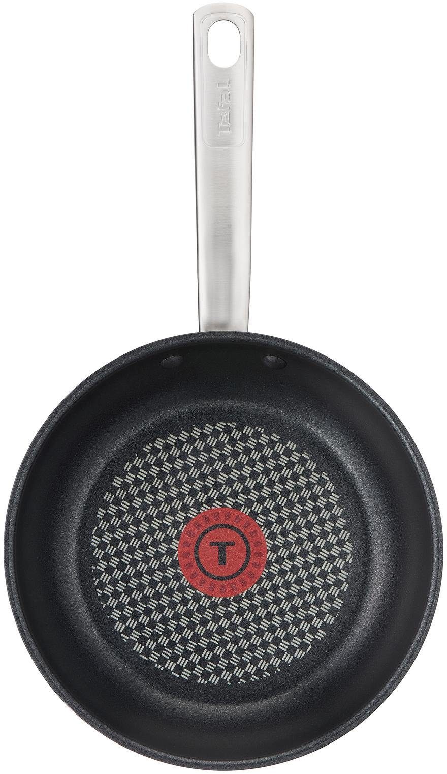 Tefal Koekenpan Virtuoso Roestvrij staal, anti-aanbak coating, thermo-spot, voor alle kookplaten, inductie (1-delig)