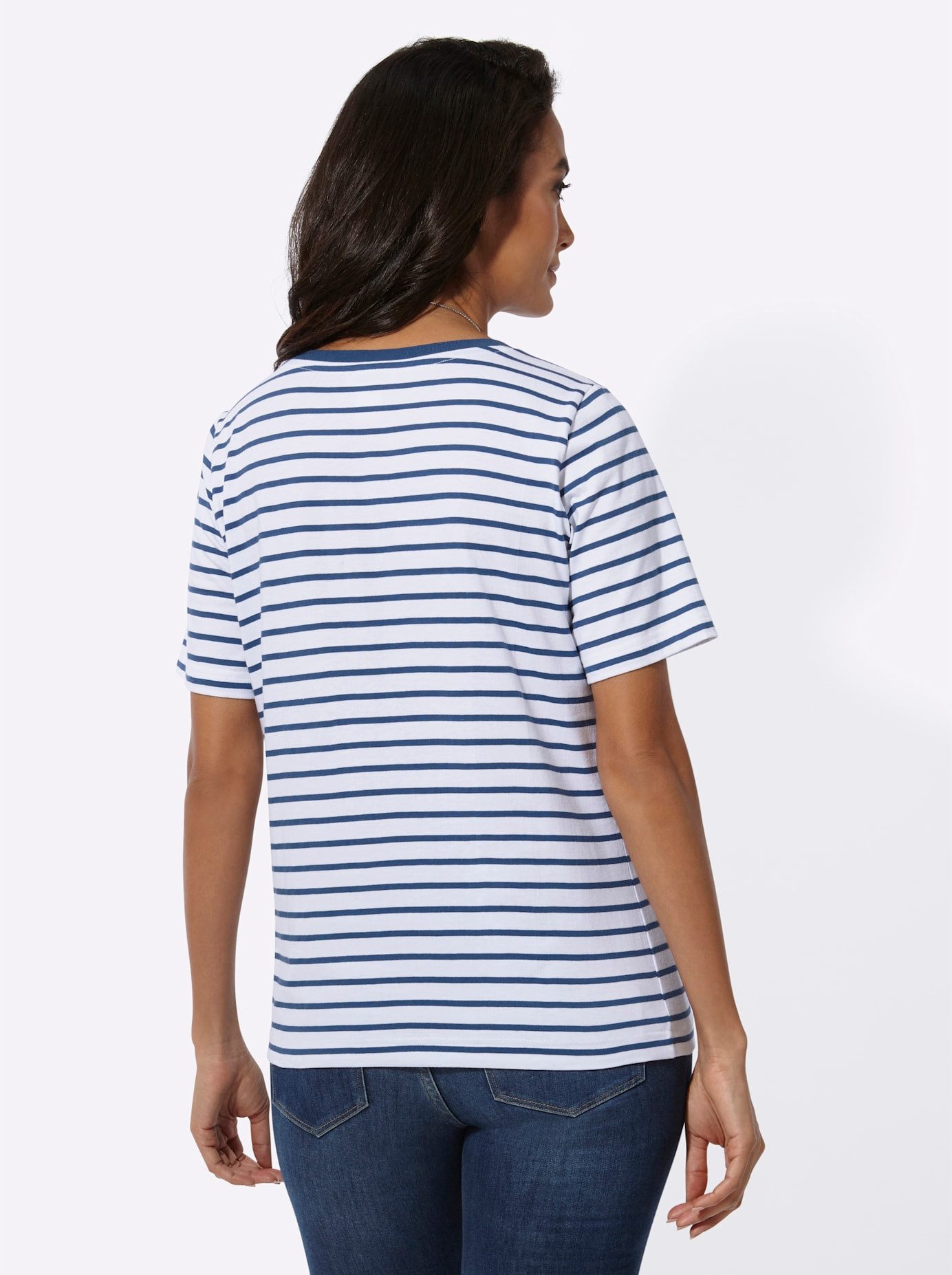 Casual Looks T-shirt Gestreept shirt (1-delig)