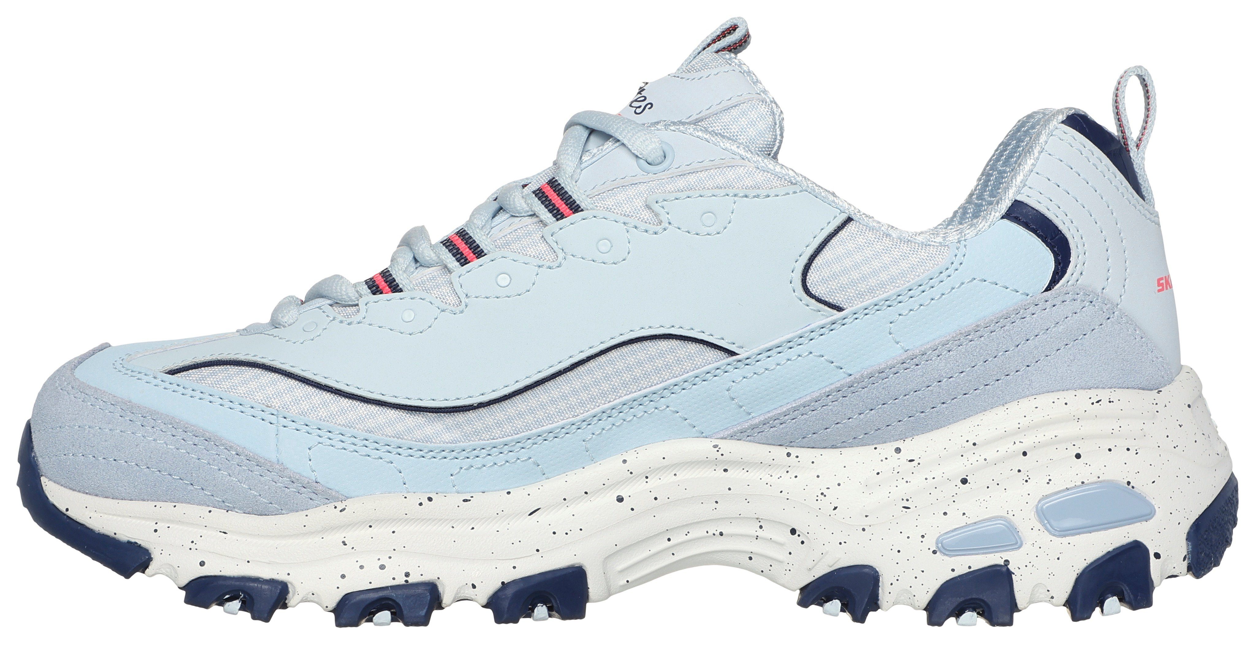 Skechers Sneakers D'LITES-BOLD VIEWS vrijetijdsschoen, lage schoen, veterschoen met air-cooled memory foam
