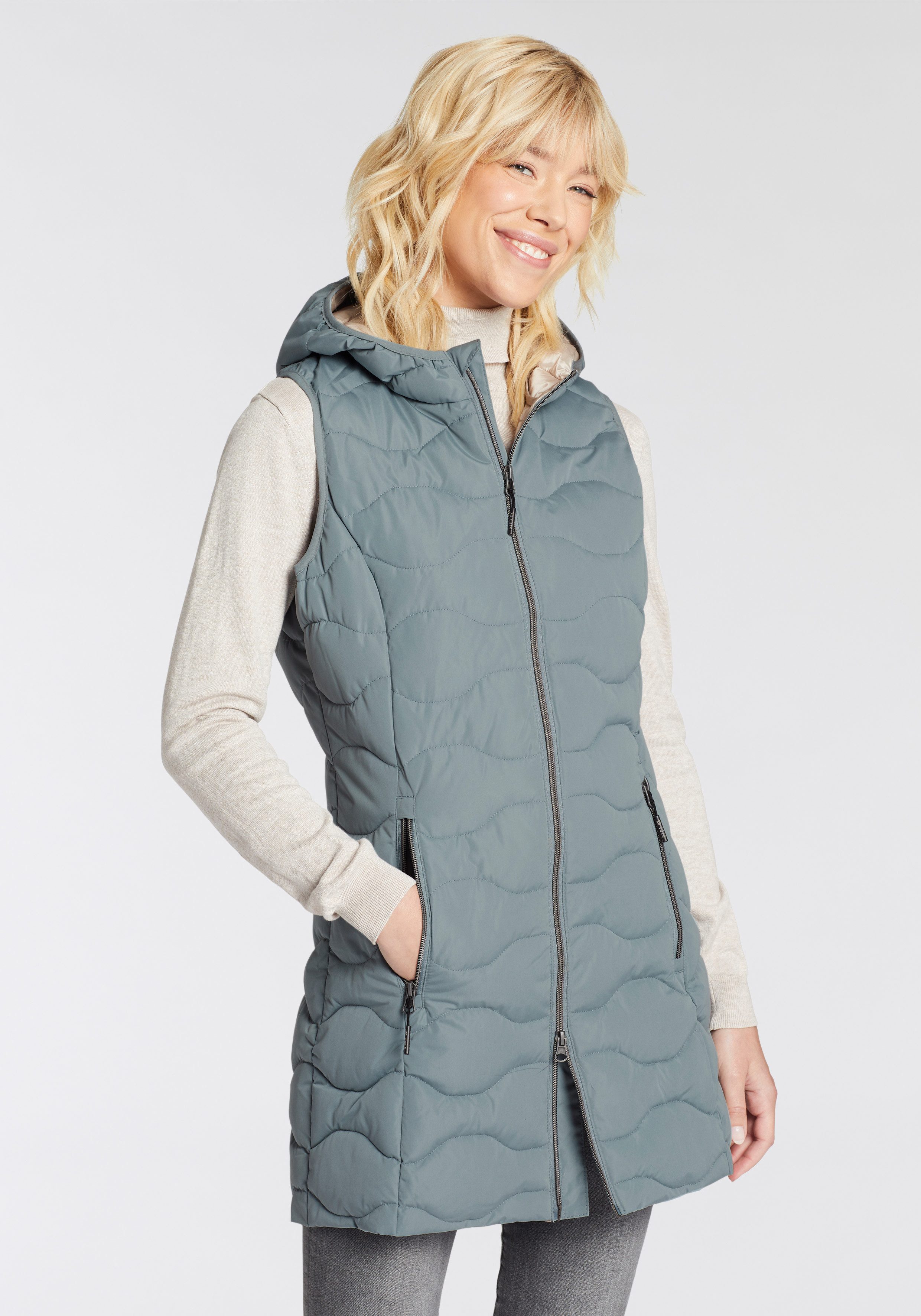 G.I.G.A. DX by killtec Bodywarmer Waterafstotend & winddicht & ademend & met capuchon