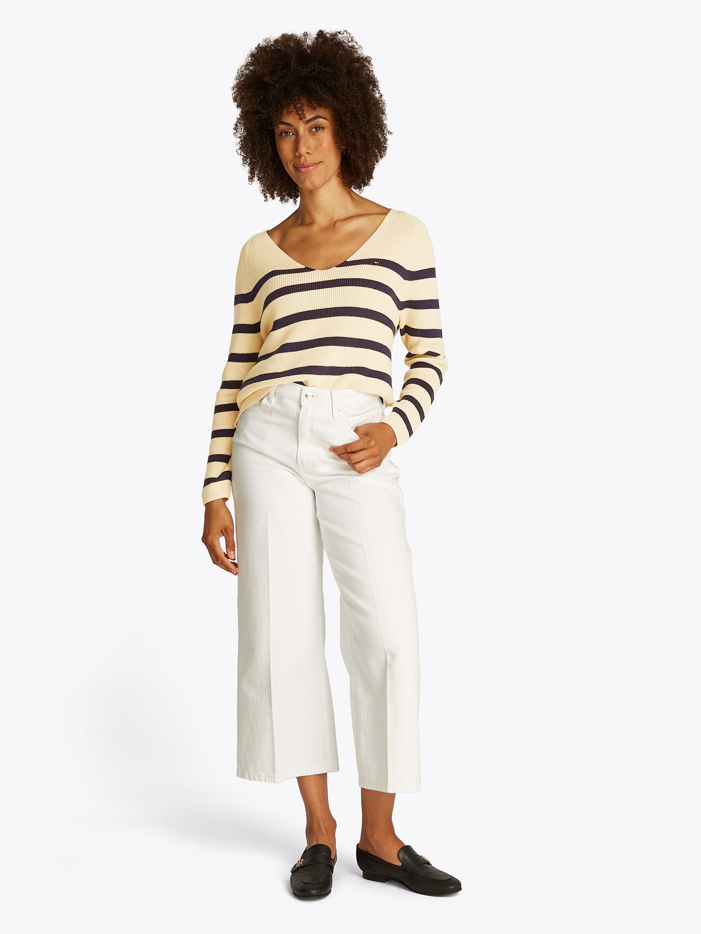 Tommy Hilfiger Gebreide trui CO CARDI STITCH V-NK LS