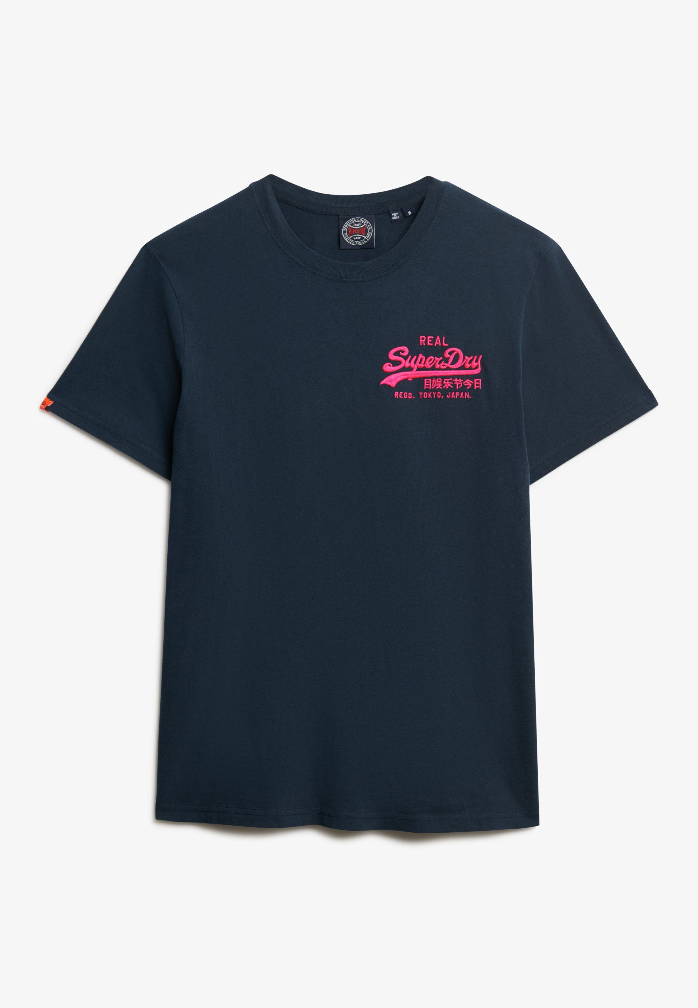 Superdry Shirt met ronde hals VL EMBROIDERED RELAXED TEE