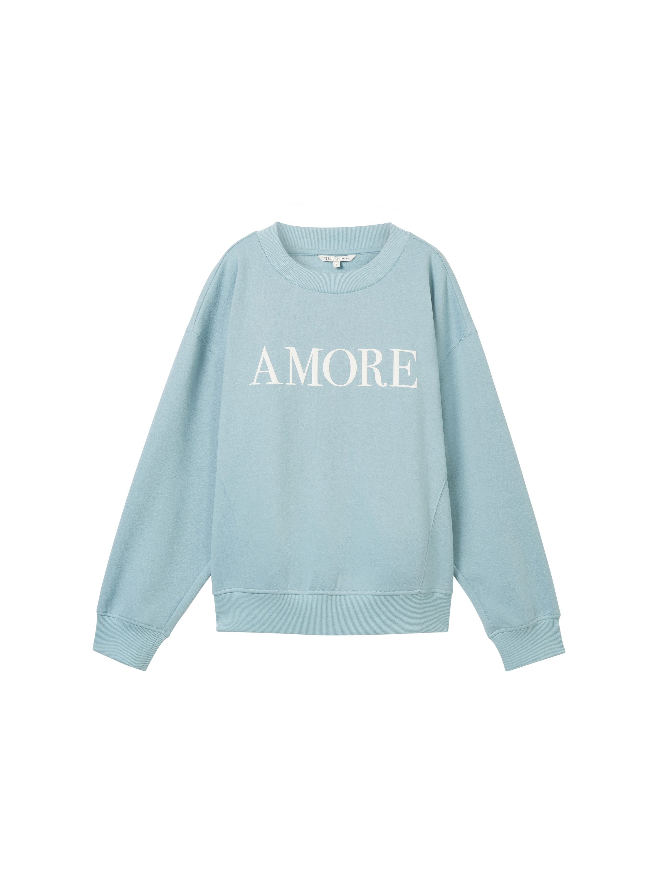 Tom Tailor Denim Sweatshirt met belettering
