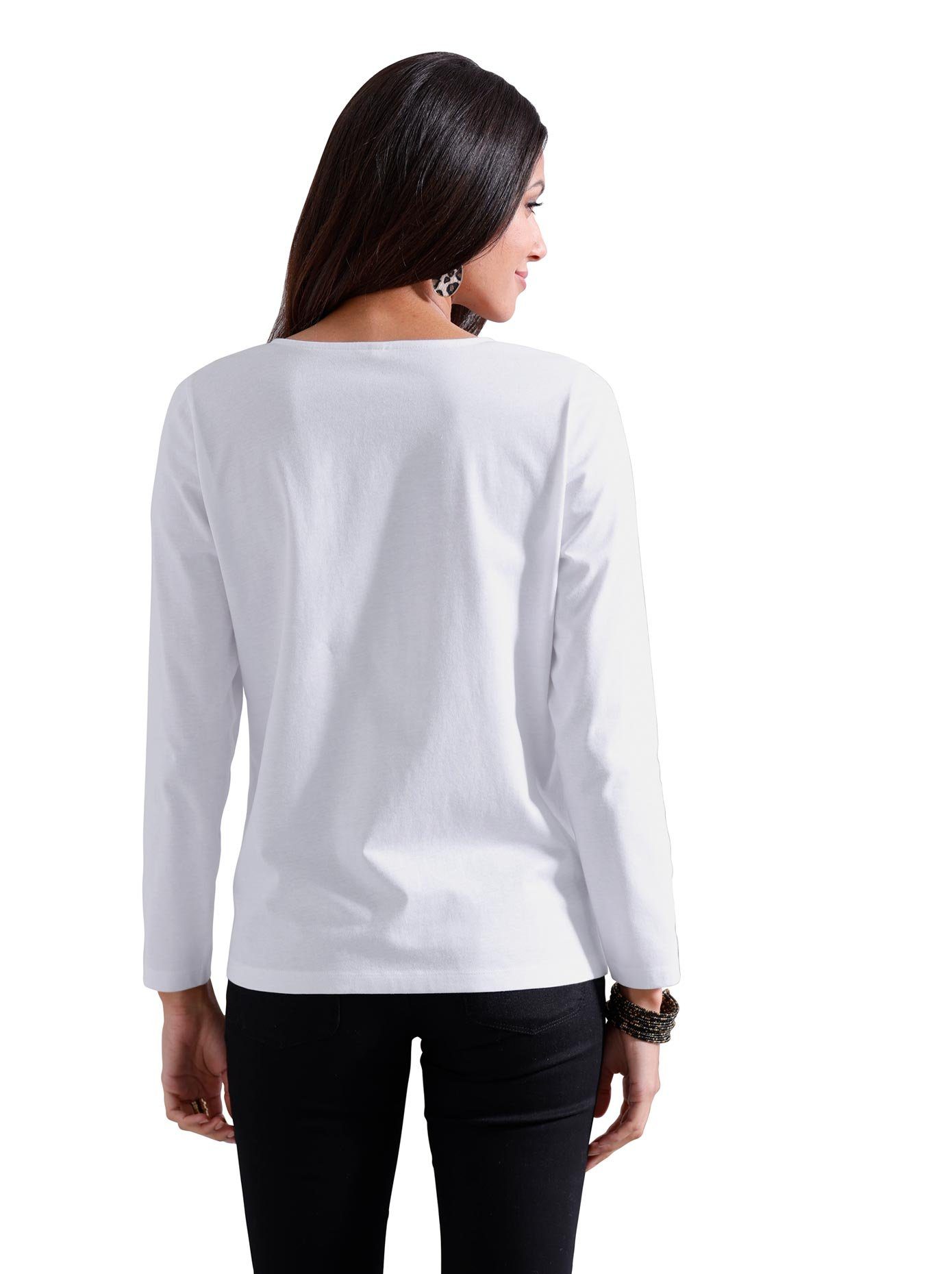 Classic Basics Shirt met lange mouwen (1-delig)