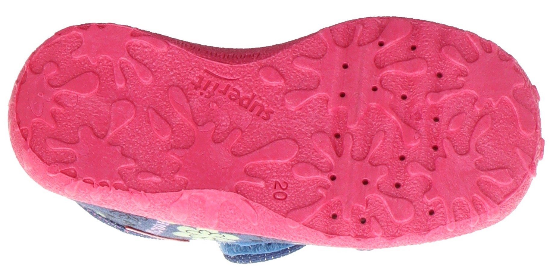 Superfit Pantoffels SPOTTY WMS: middel Klittenbandschoen, kleuterschool schoenen met klittenband