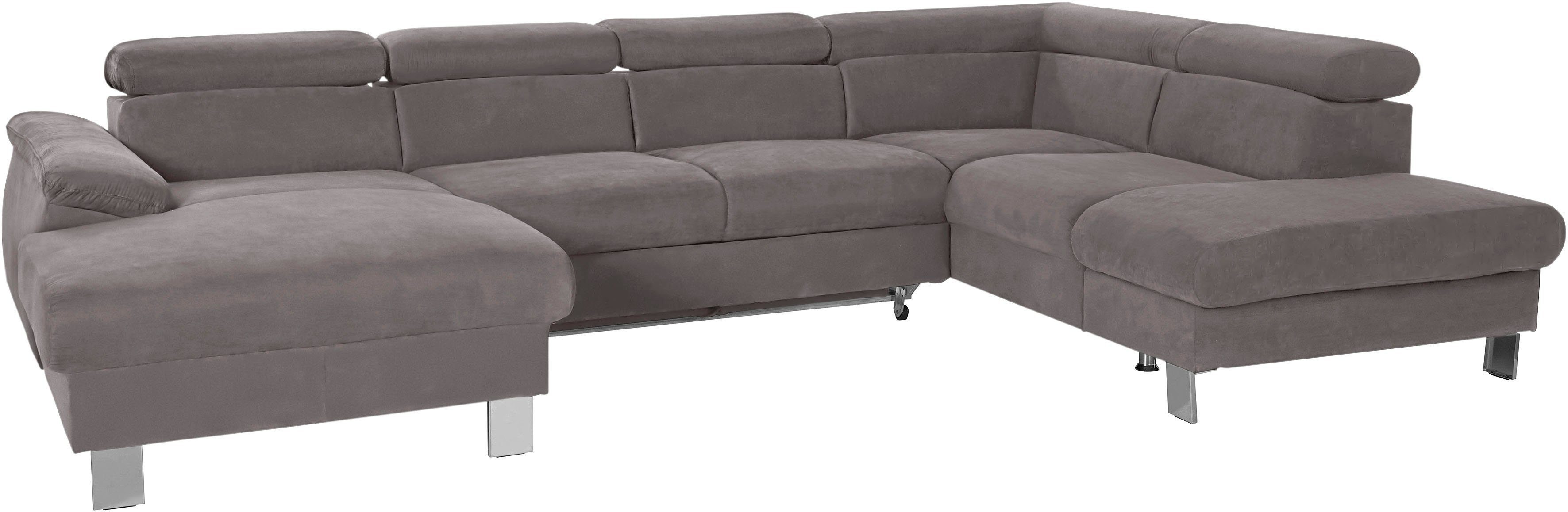 COTTA Zithoek Komaris U-vorm (set) grijs, zithoeken, 320 cm