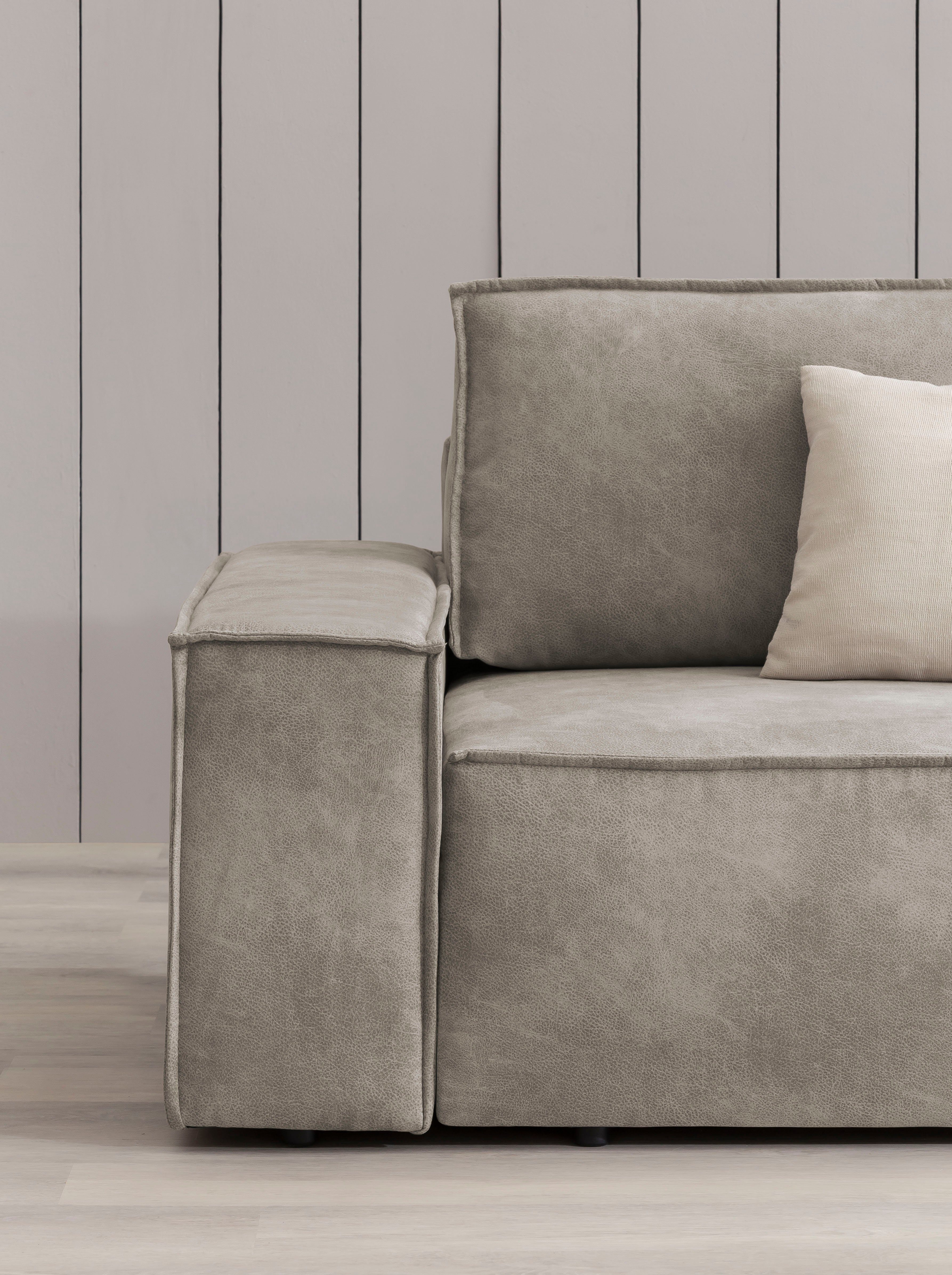 Home affaire Fauteuil Sherwood Loveseat en hocker als set, passend bij de bekleding-serie SHERWOOD