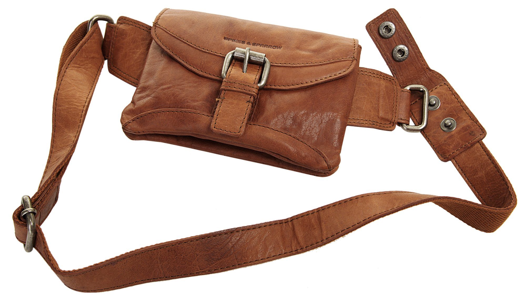 Spikes & Sparrow Heuptasje echt leder