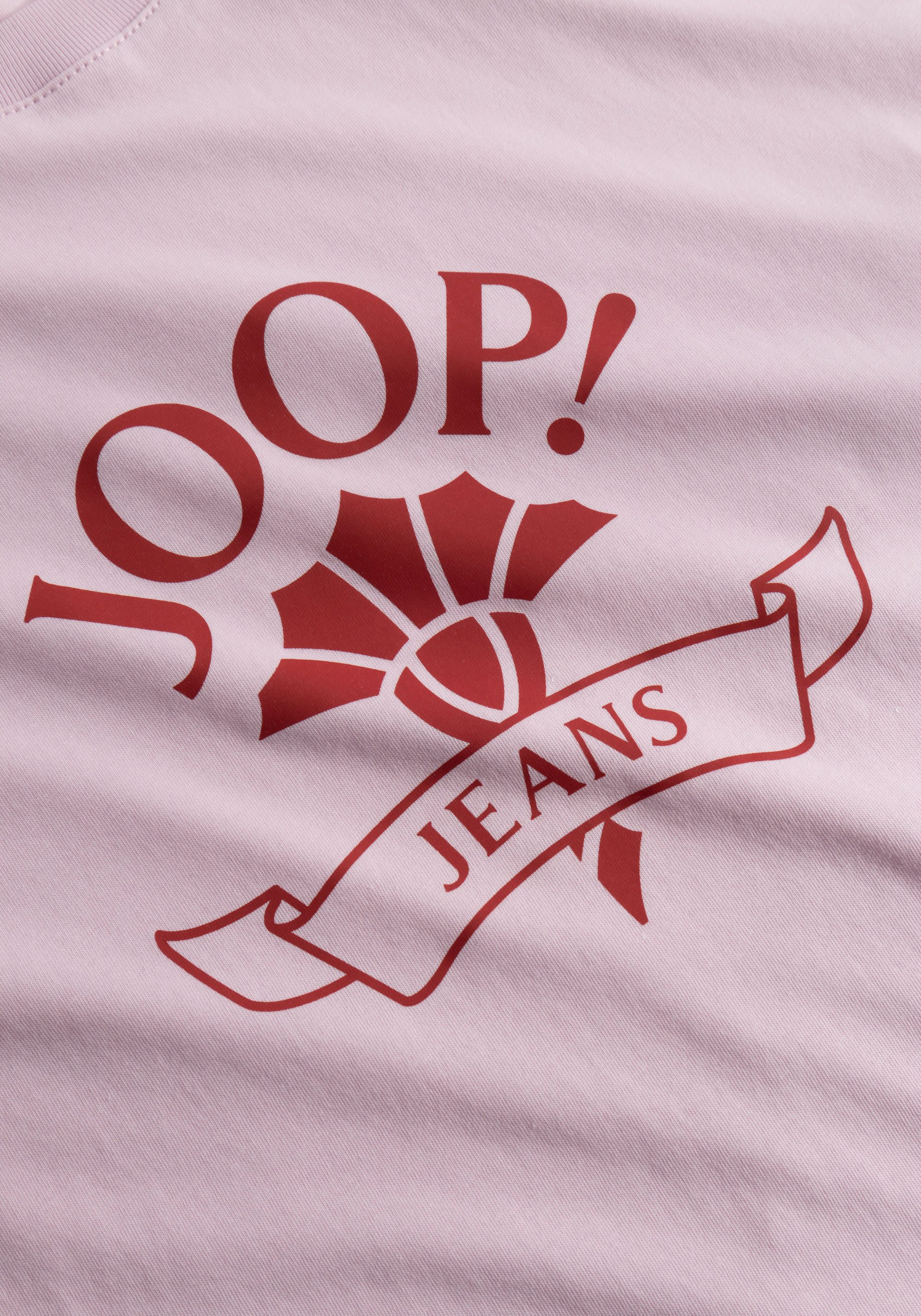 Joop Jeans Shirt met ronde hals Toldi met frontprint