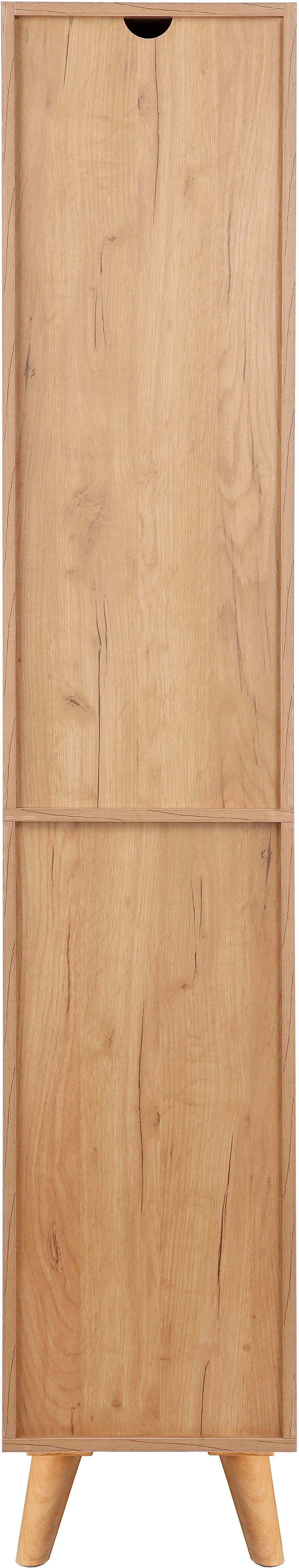 welltime Hoge kast Lund badkamerkast Scandinavisch design met veel bergruimte
