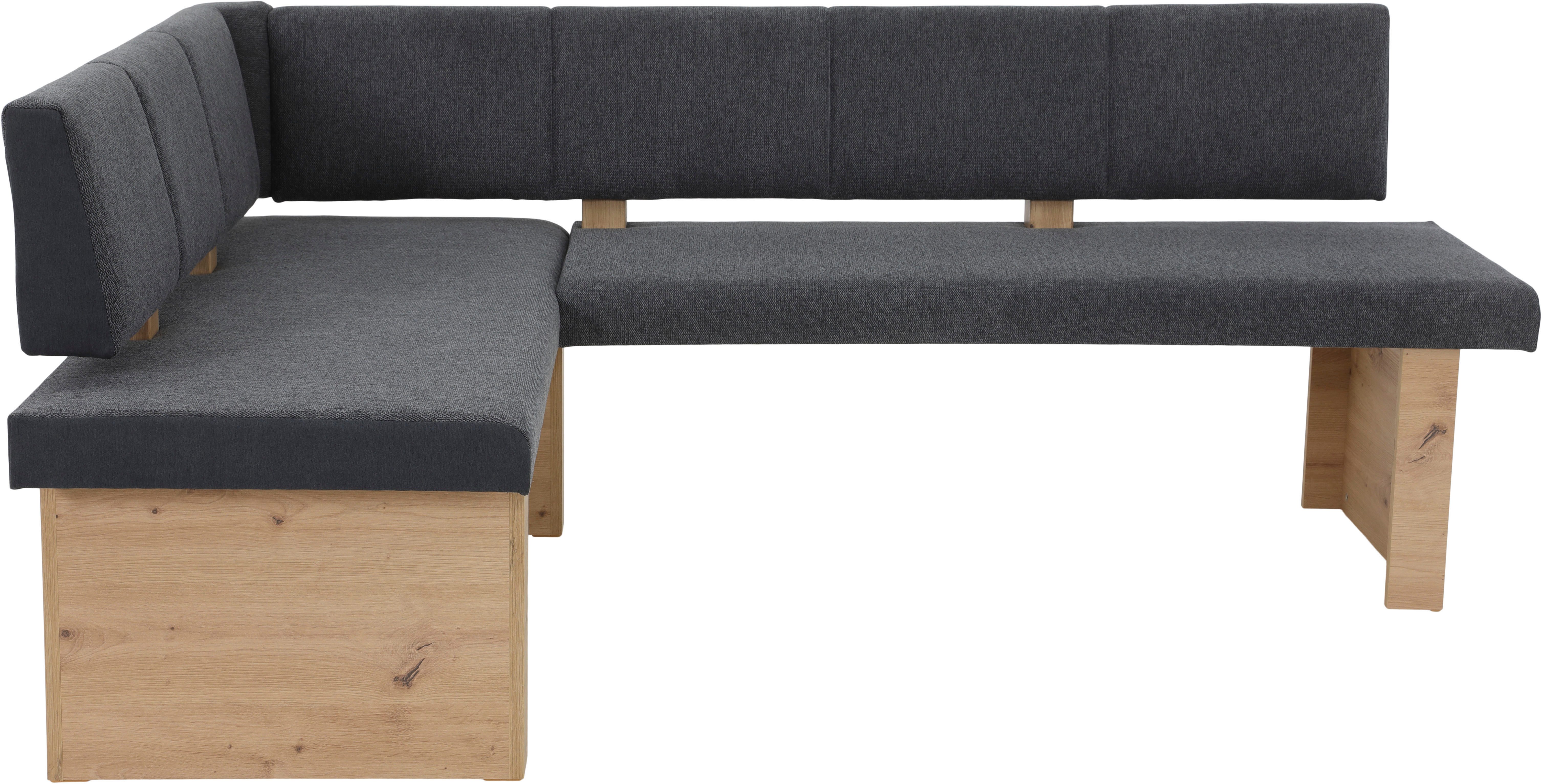HELA Eethoek Oder Zuilentafel 138x80 cm, rechts-links monteerbaar, stoel 140 kg belastbaar (4-delig)